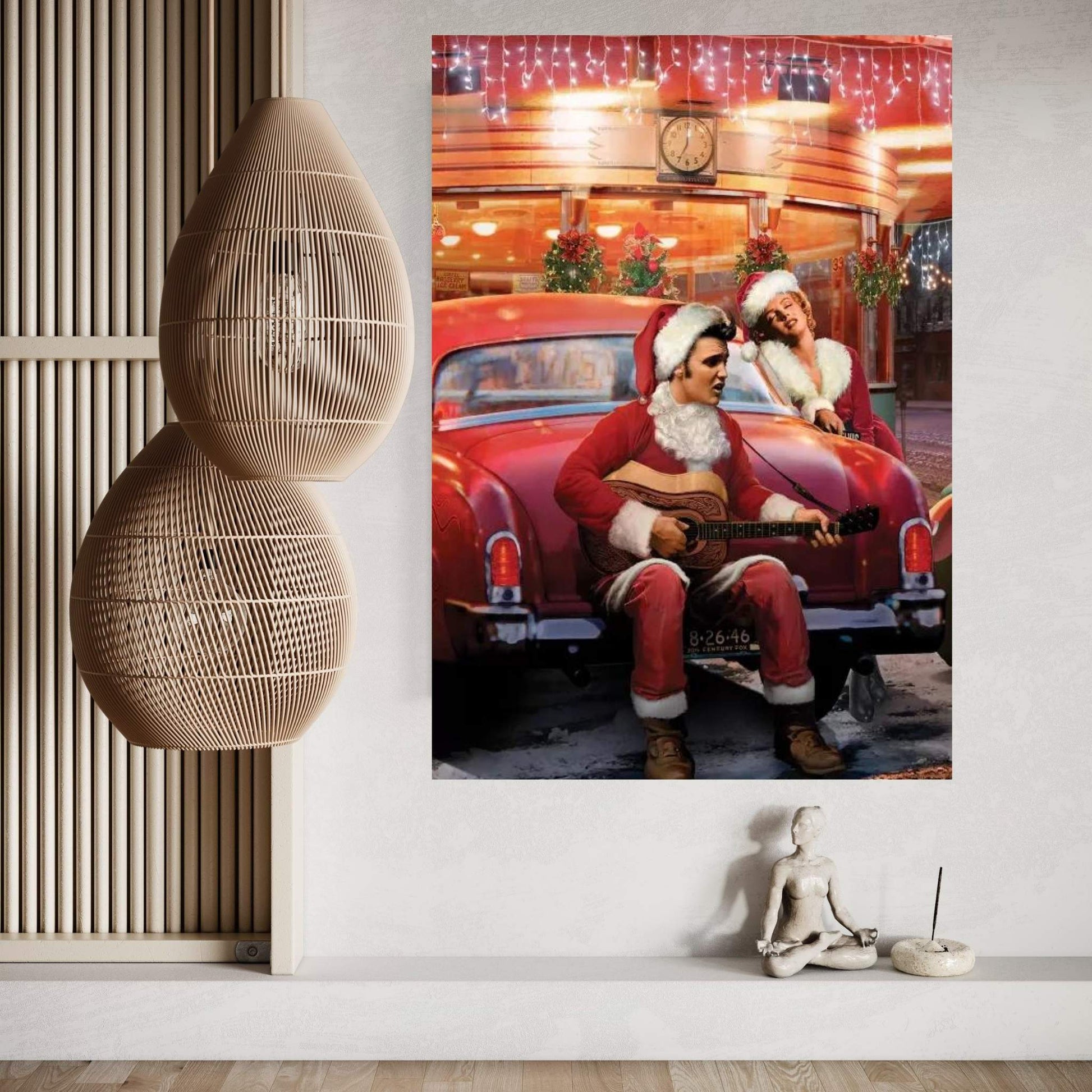 Legendary Crossroads Christmas Canvas Wall Art - Y Canvas