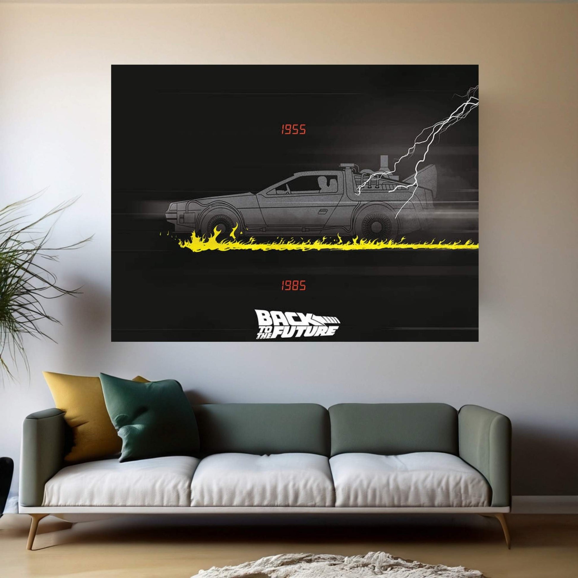 Back To The Future 30th Anniversary Canvas Wall Art - Y Canvas