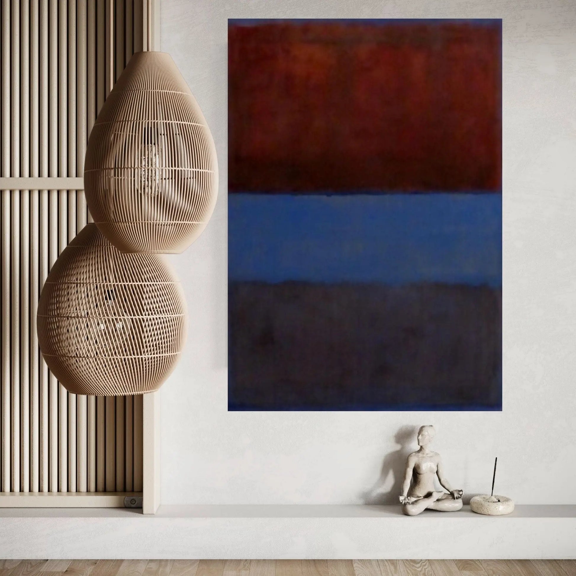 Mark Rothko Frame Canvas/Poster Art Reproduction, Rothko Reproduction - Y Canvas
