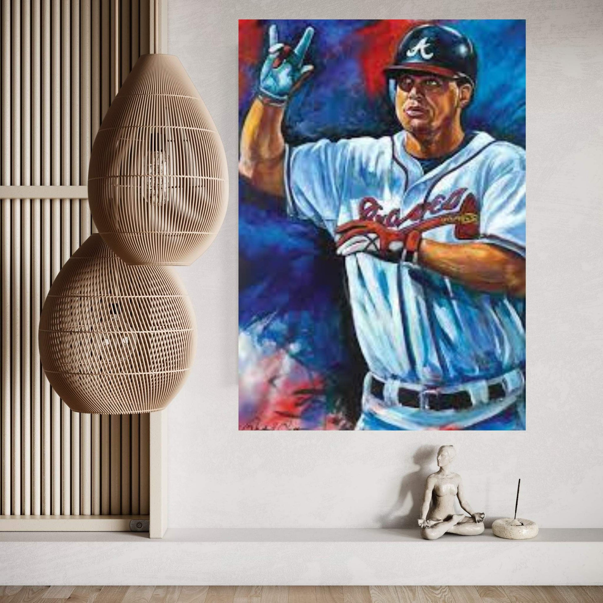 Chipper (Chipper Jones) Canvas Wall Art - Y Canvas
