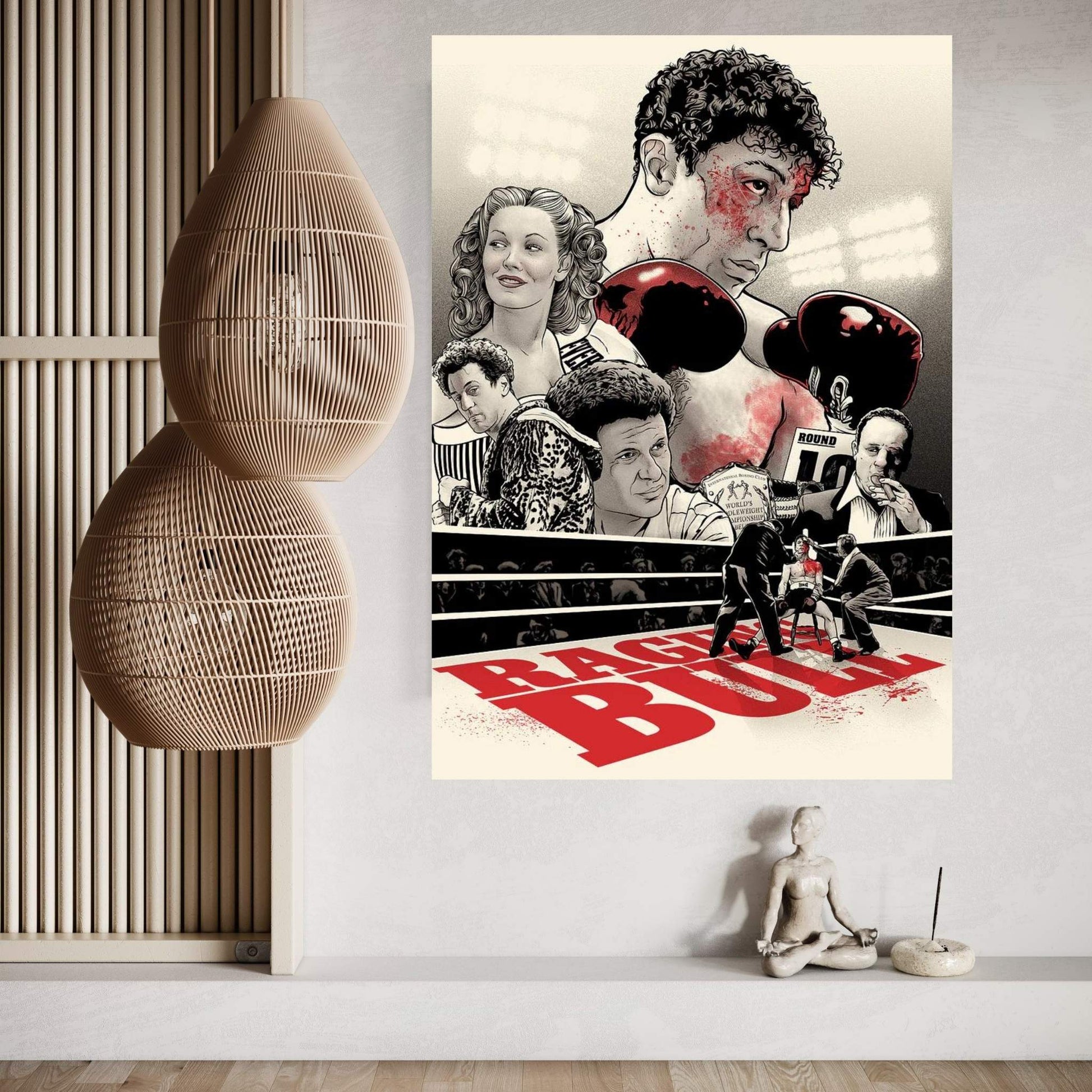 Raging Bull Canvas Wall Art - Y Canvas