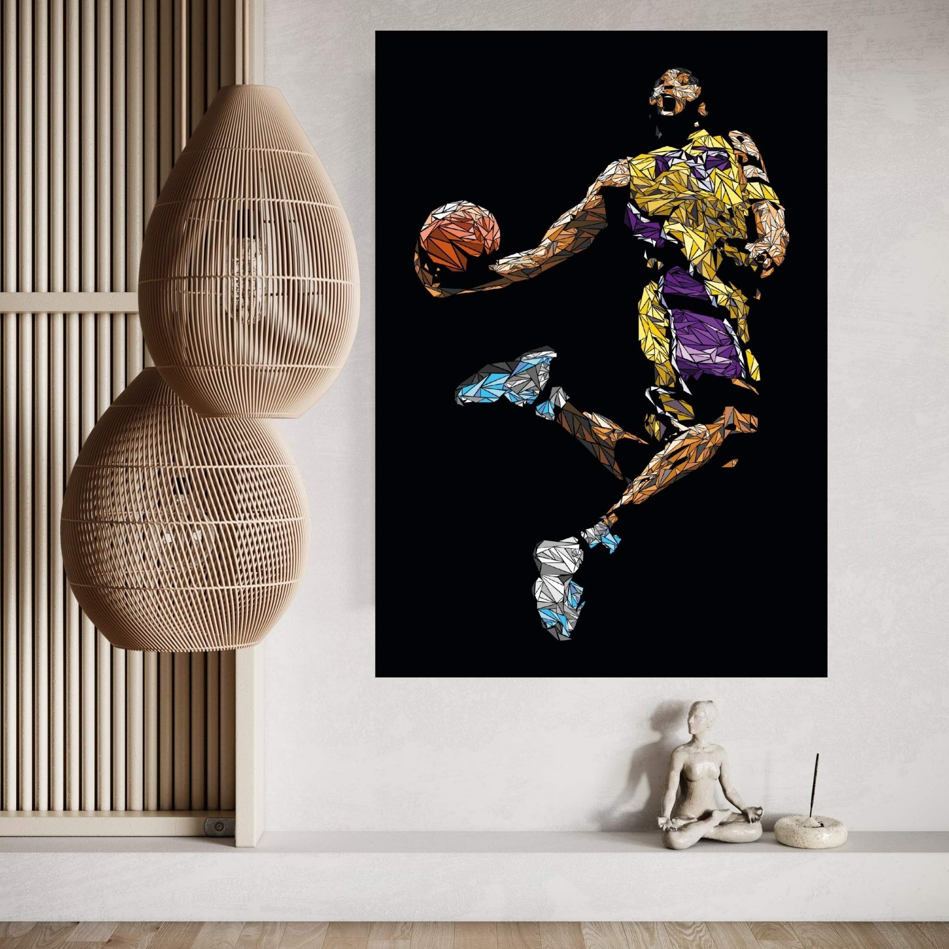 Kobe Canvas Wall Art - Y Canvas