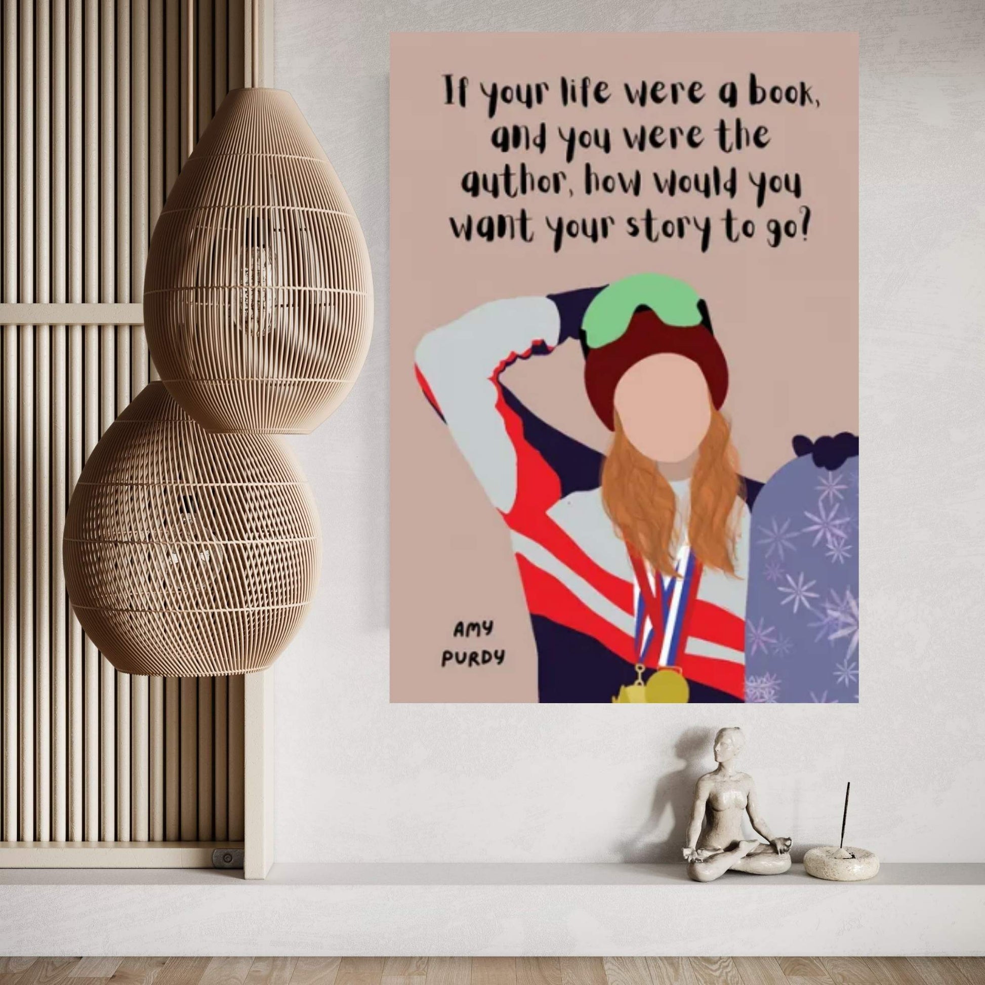 Amy Purdy Quote Canvas Wall Art - Y Canvas