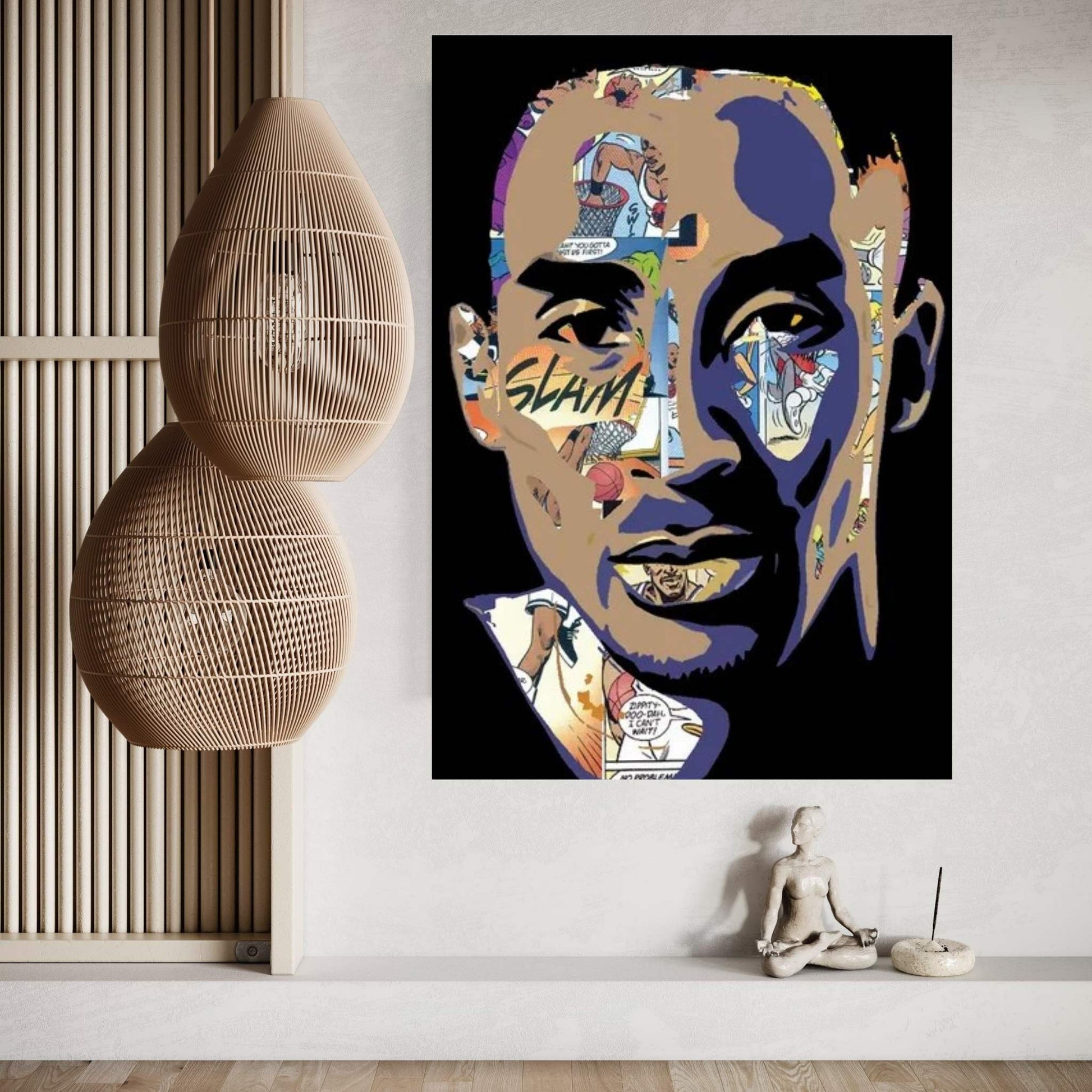 Kobe - Space Jam Tribute Canvas Wall Art - Y Canvas