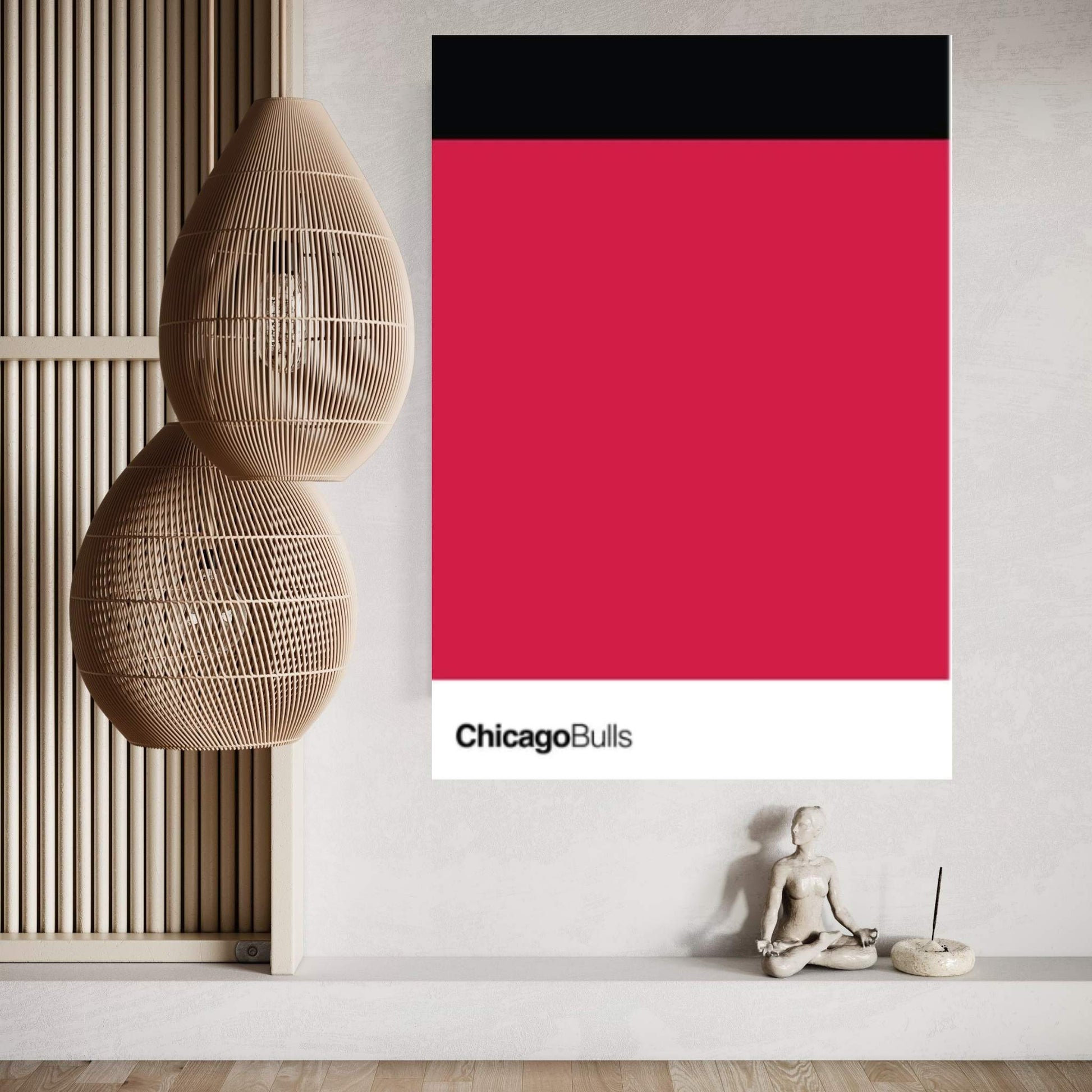 Chicago Bulls Basketball Canvas Wall Art - Y Canvas