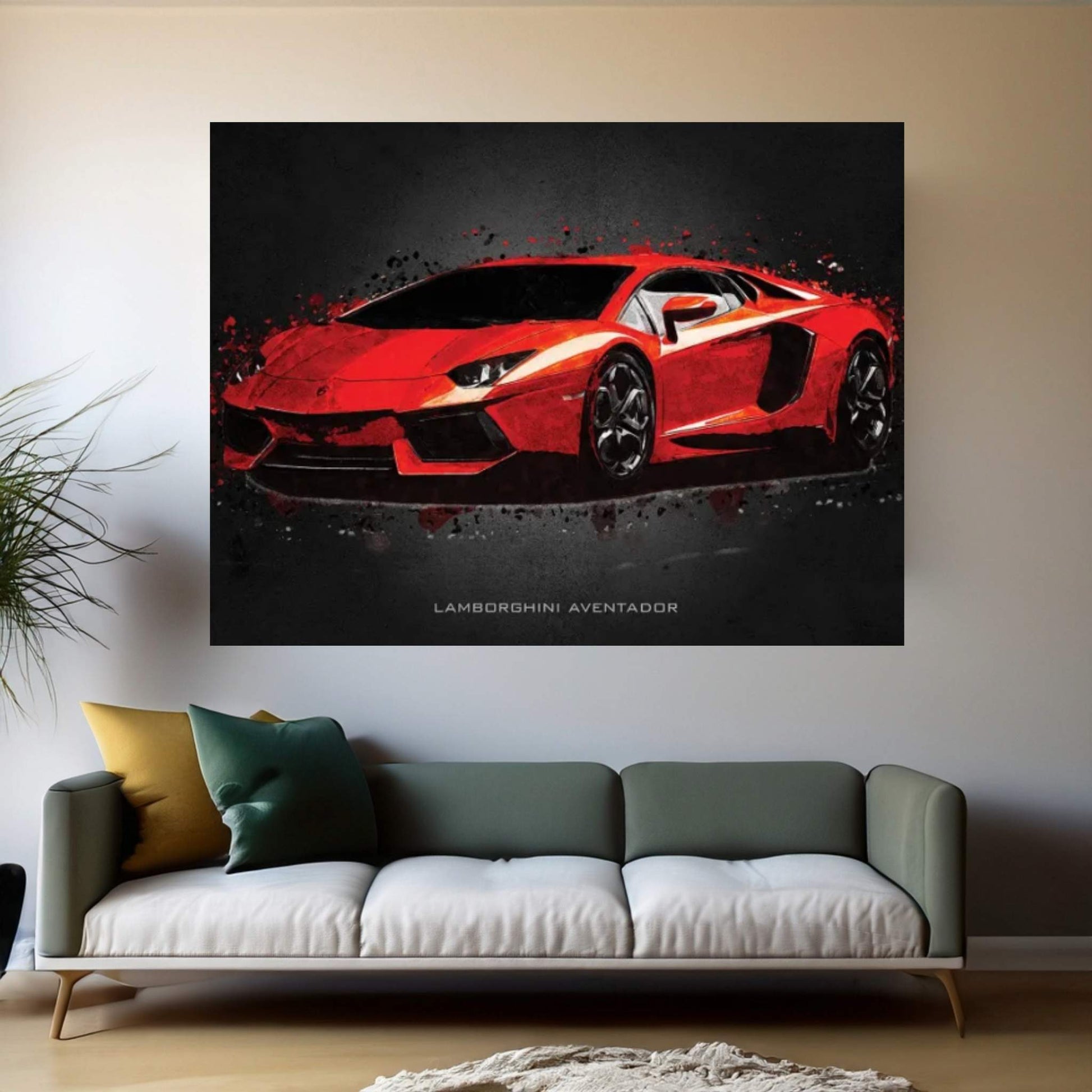 Lamborghini Aventador Canvas Wall Art - Y Canvas