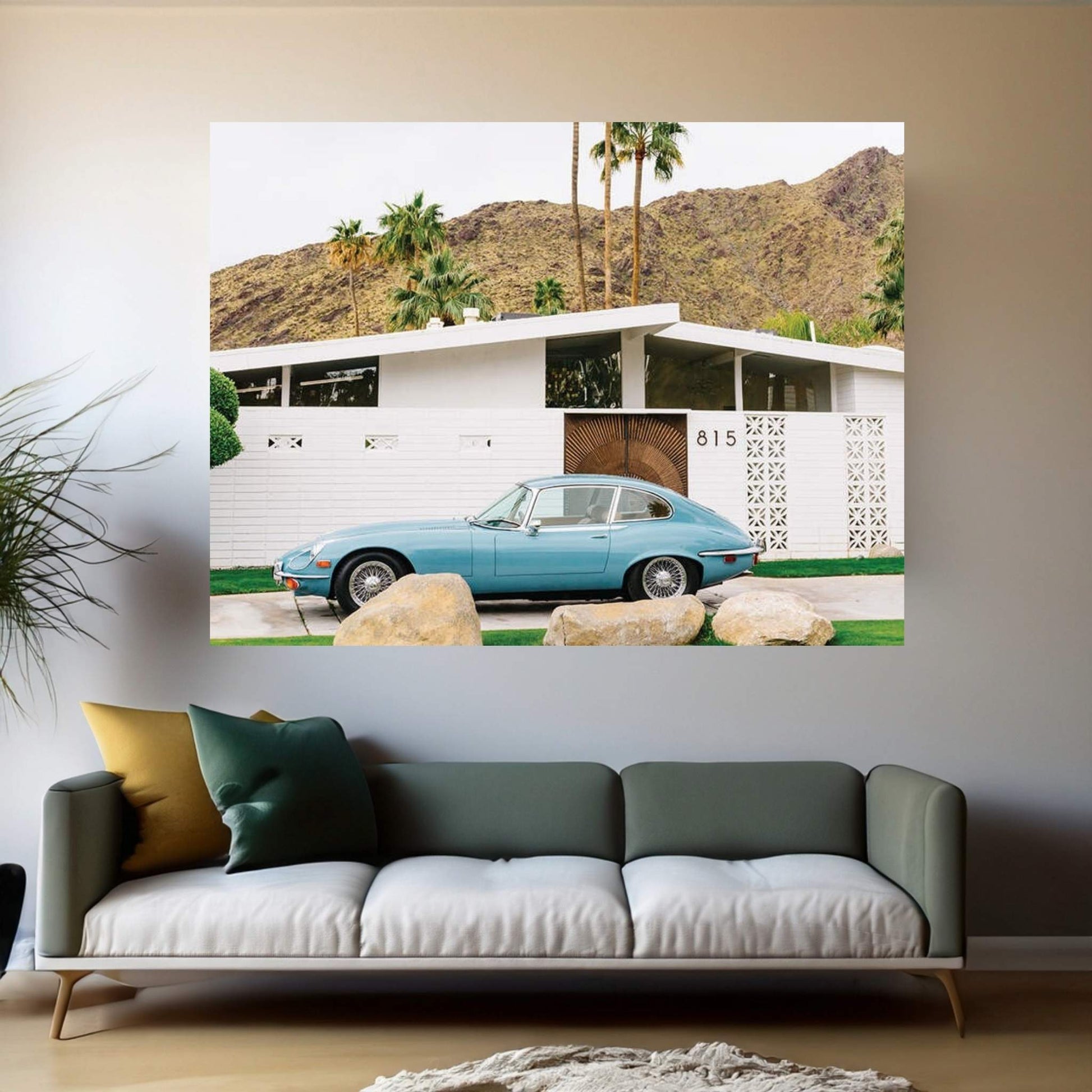 Palm Springs Ride I Canvas Wall Art - Y Canvas
