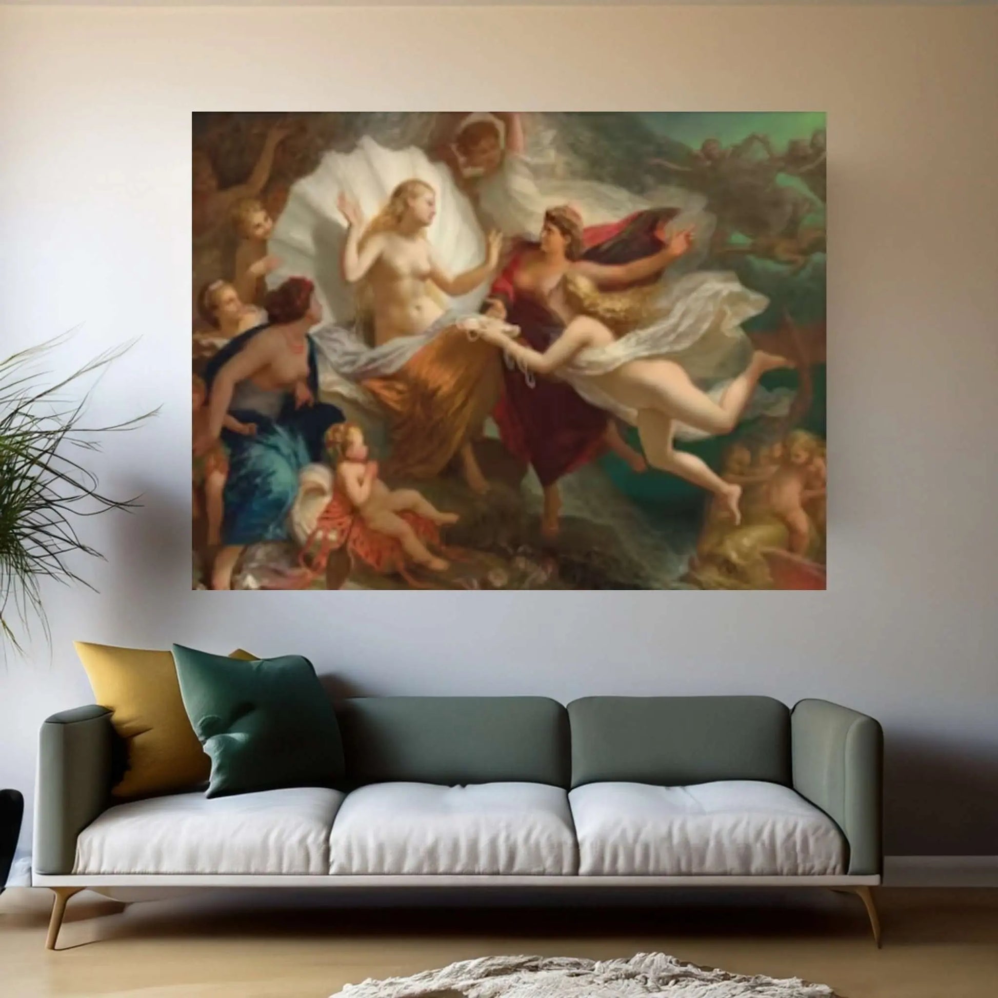 Henri-Pierre Picou -Classic Art The Birth of Venus Print on Canvas - Y Canvas