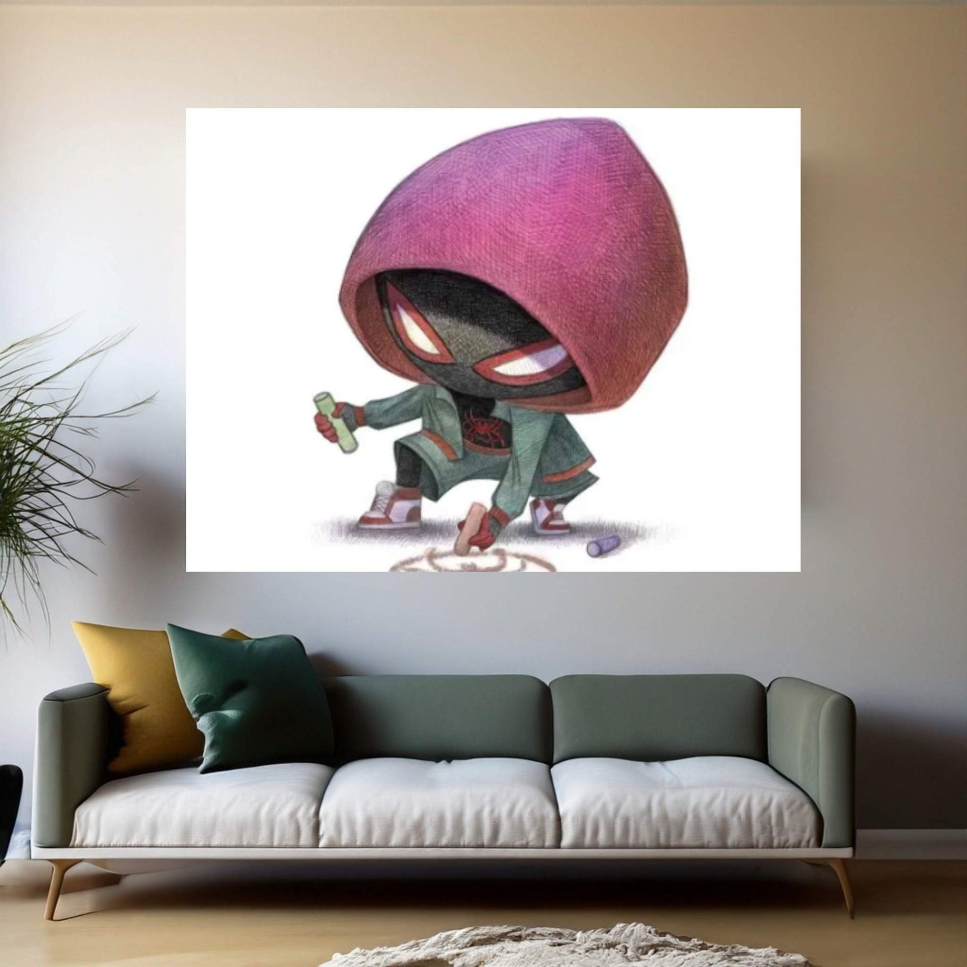 Baby Miles Canvas Wall Art - Y Canvas