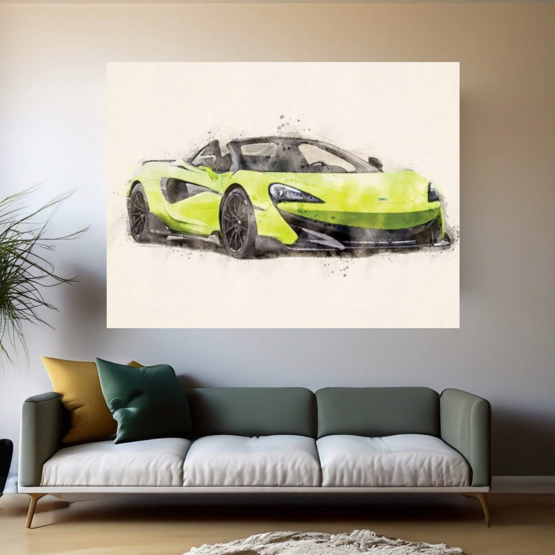 McLaren Spider V II Canvas Wall Art - Y Canvas