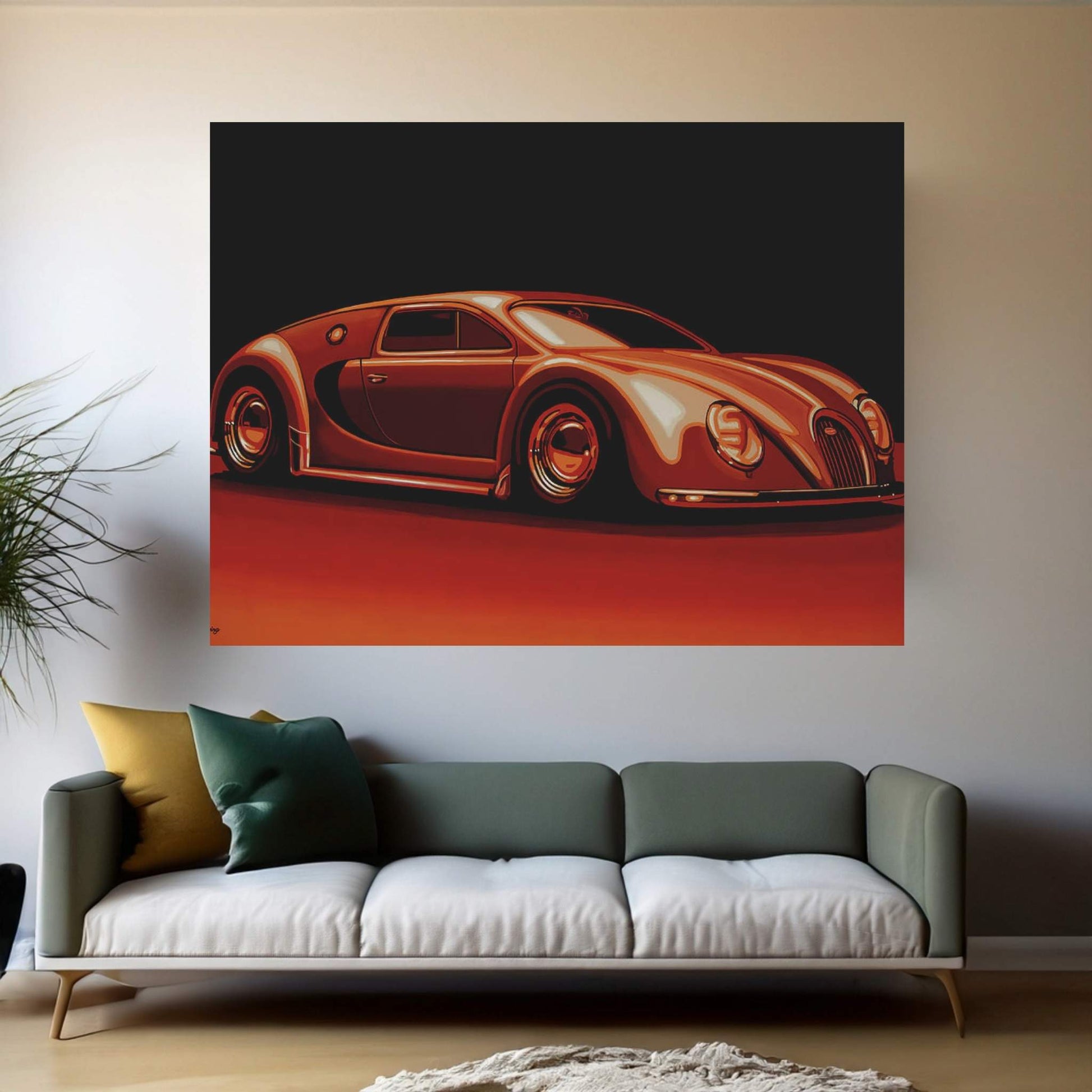 Bugatti Veyron 1945 Canvas Wall Art - Y Canvas