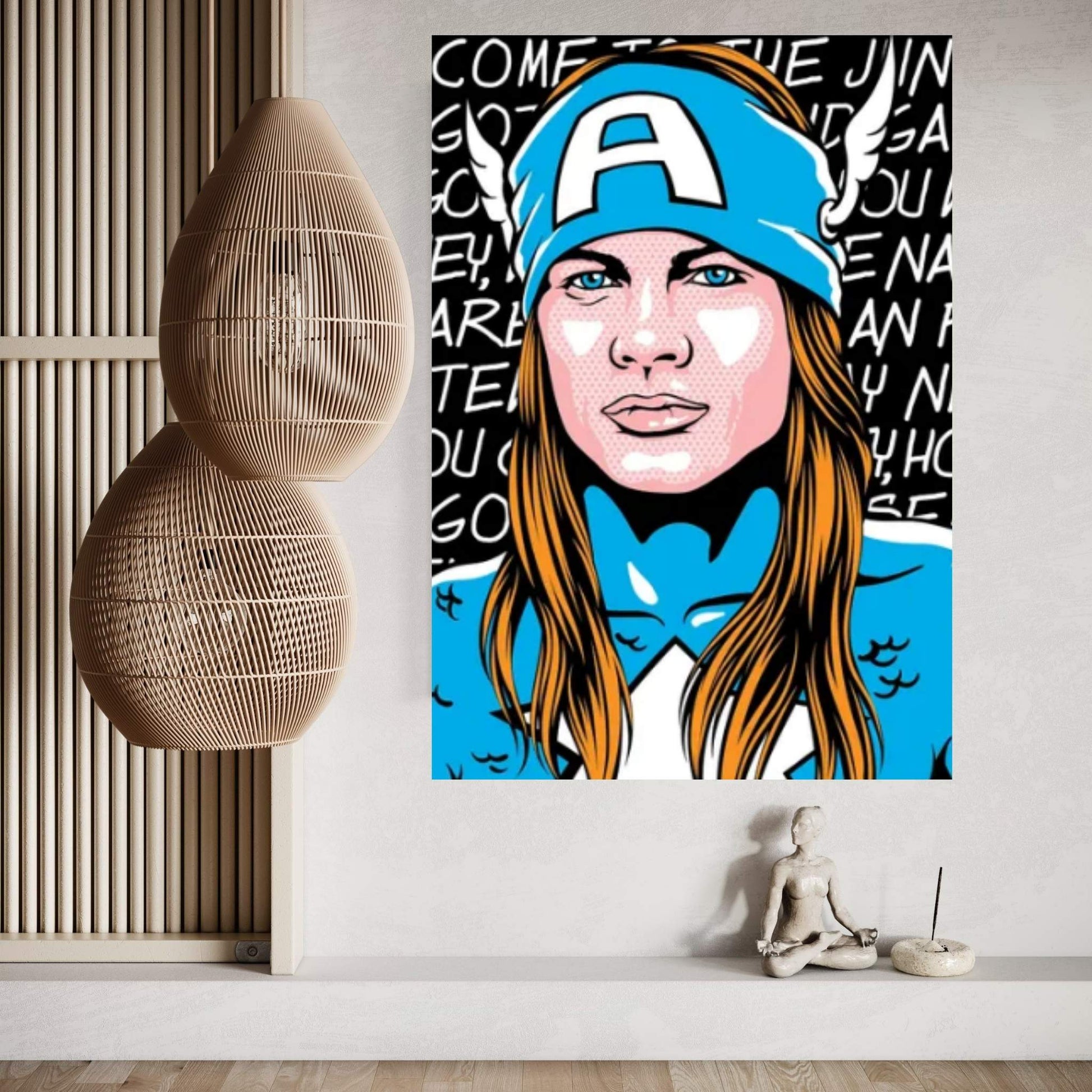 Legends Assemble IV Canvas Wall Art - Y Canvas