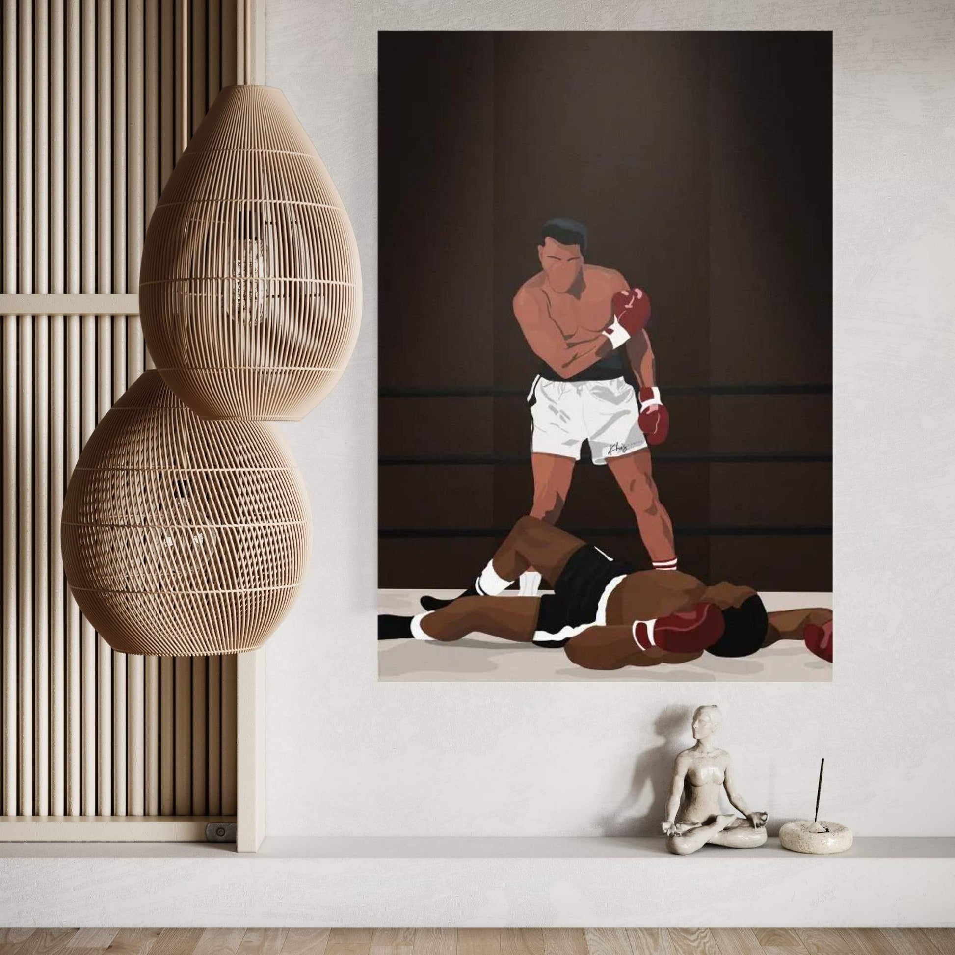 Ali Canvas Wall Art - Y Canvas