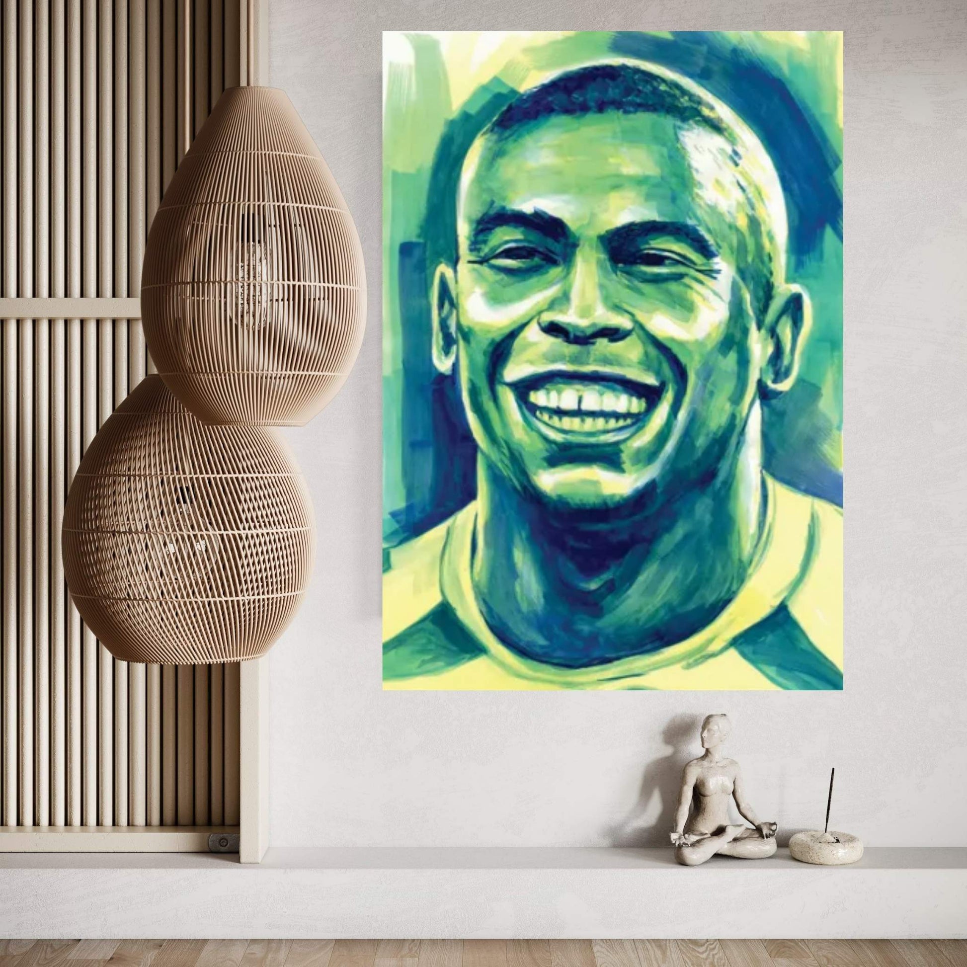 Ronaldo - 2002 Fifa World Cup Winner Canvas Wall Art - Y Canvas