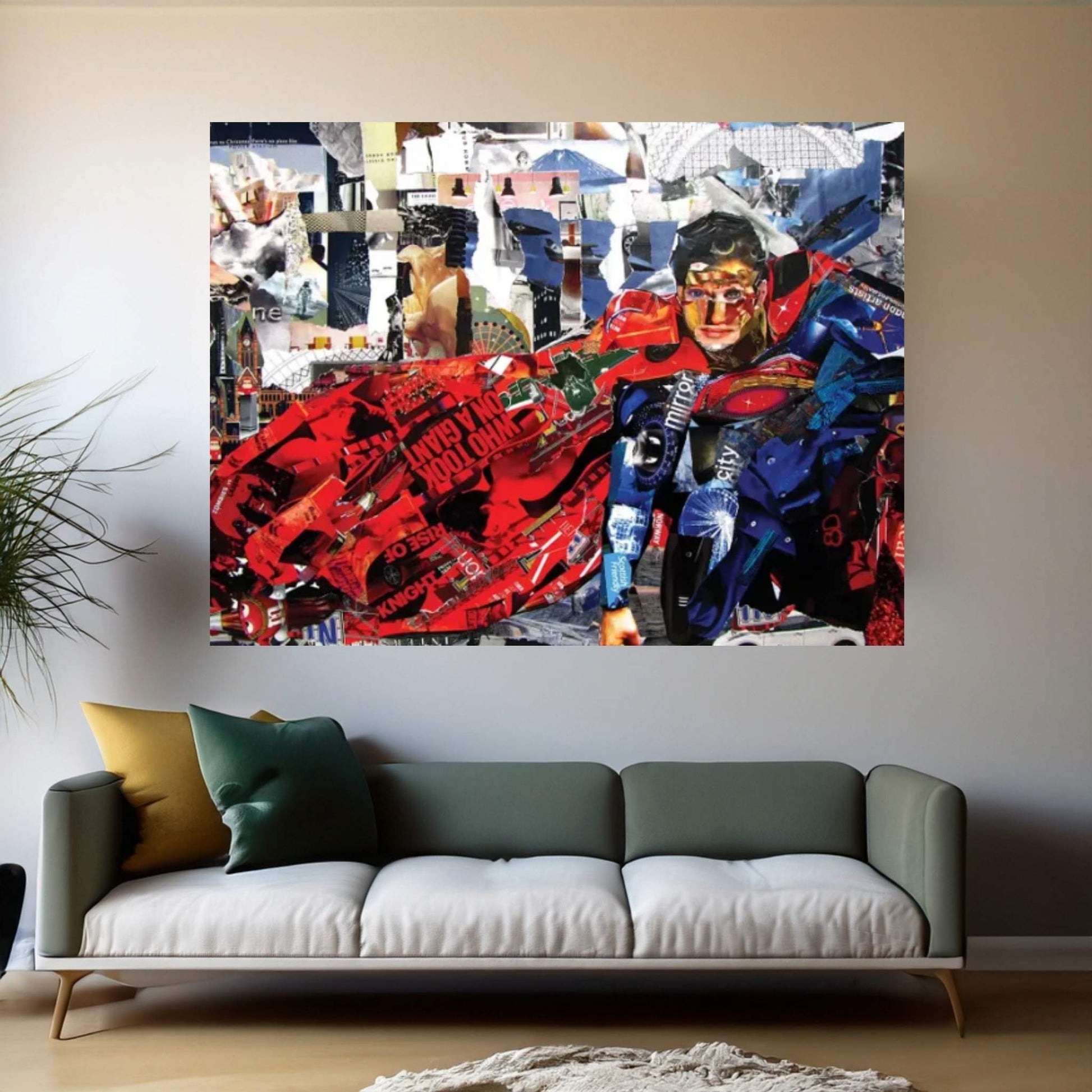 Superman II Canvas Wall Art - Y Canvas