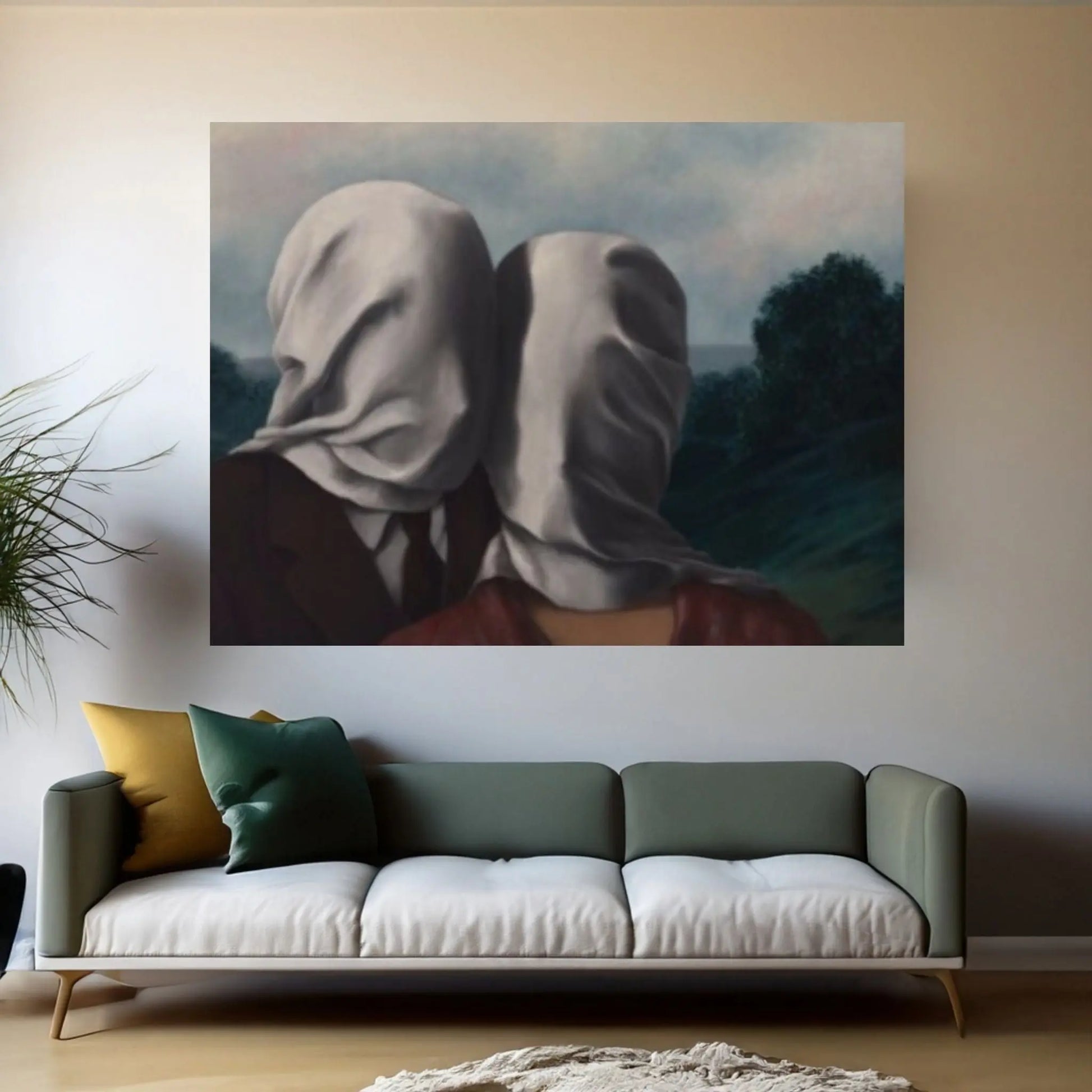 Rene Magritte Canvas Wall Art Poster, Not to be Reproduced Wall Decor Print, Rene Magritte Canvas - Y Canvas