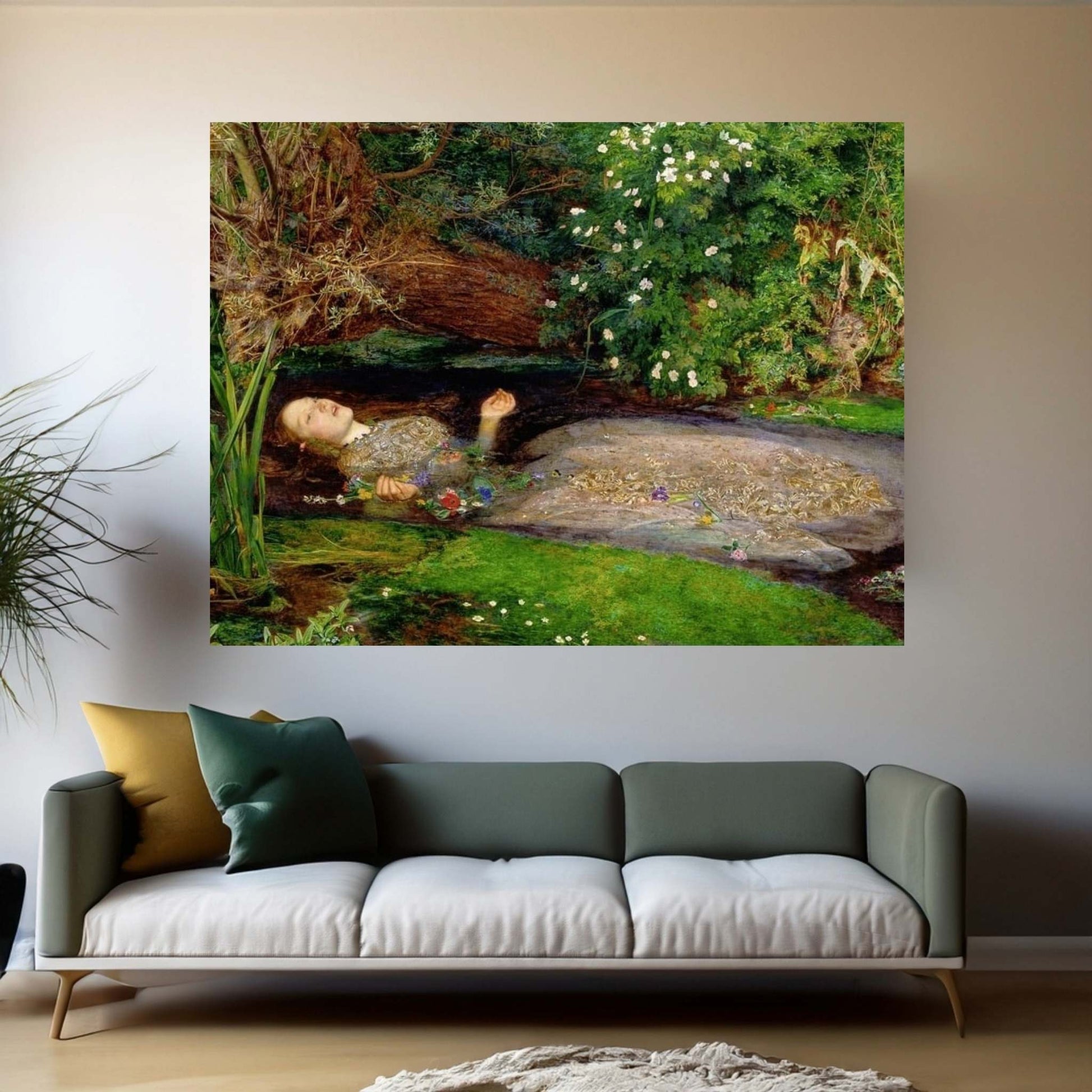 Ophelia Canvas Wall Art - Y Canvas