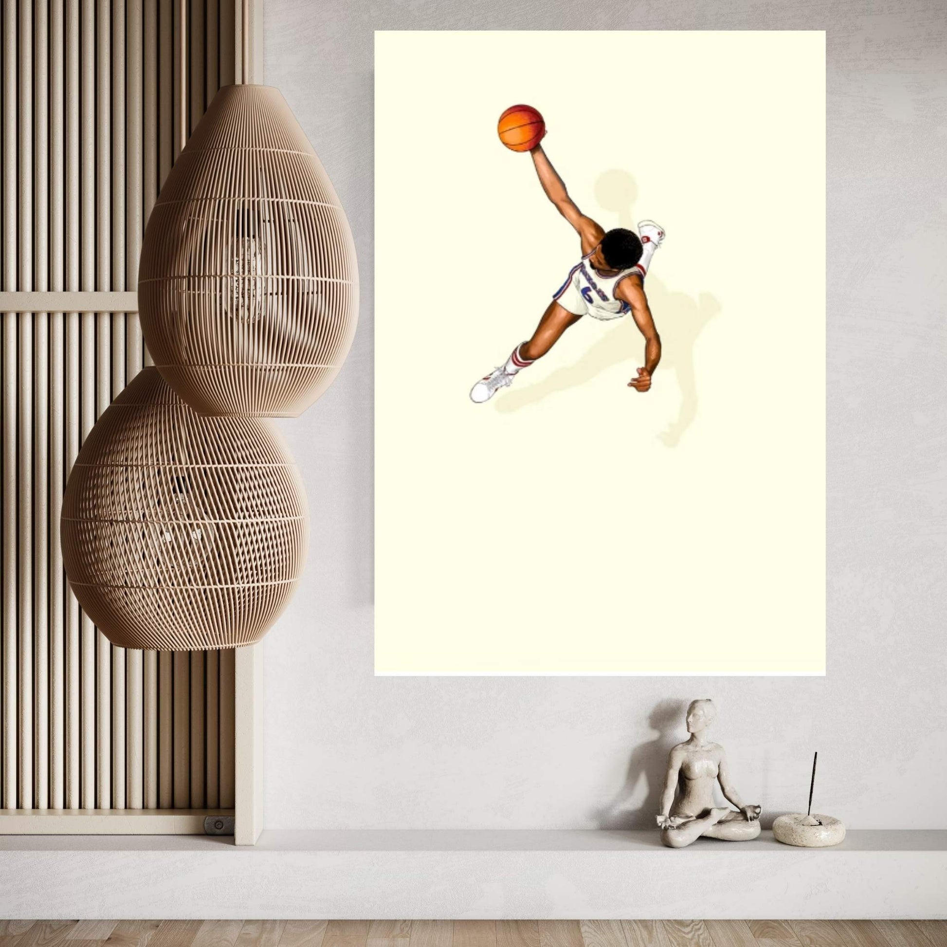Frequent Fliers Dr J Canvas Wall Art - Y Canvas