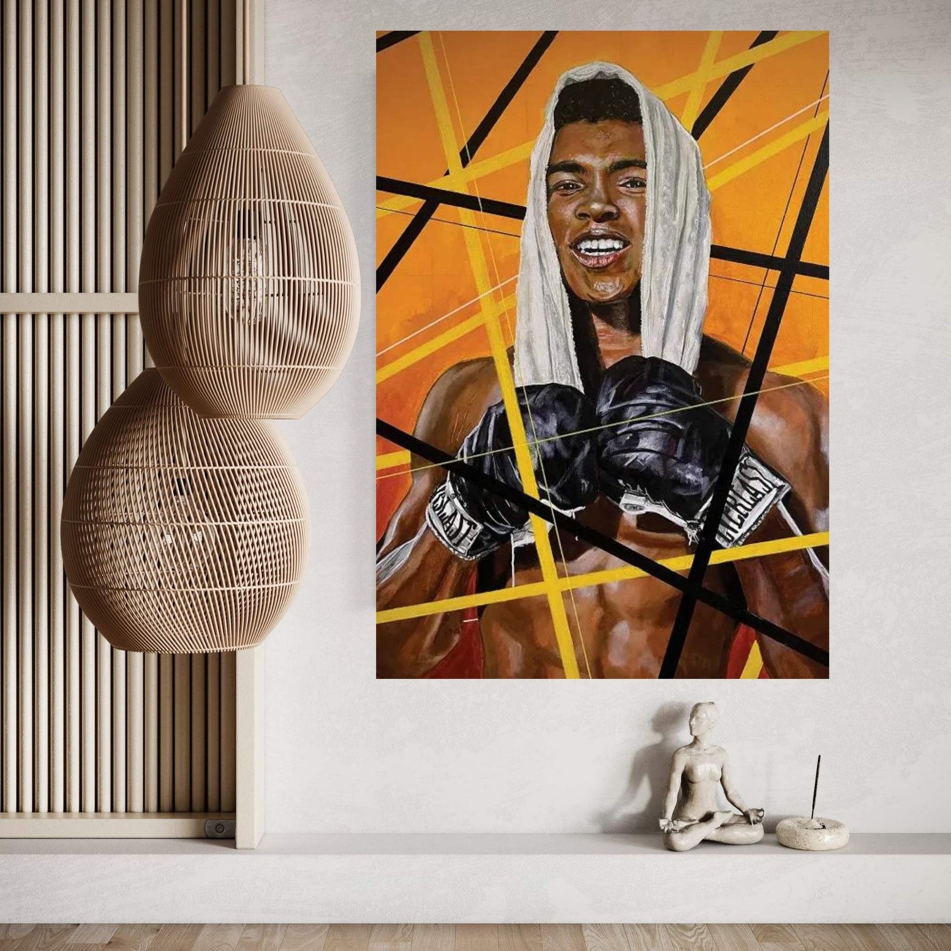 Young Ali Canvas Wall Art - Y Canvas