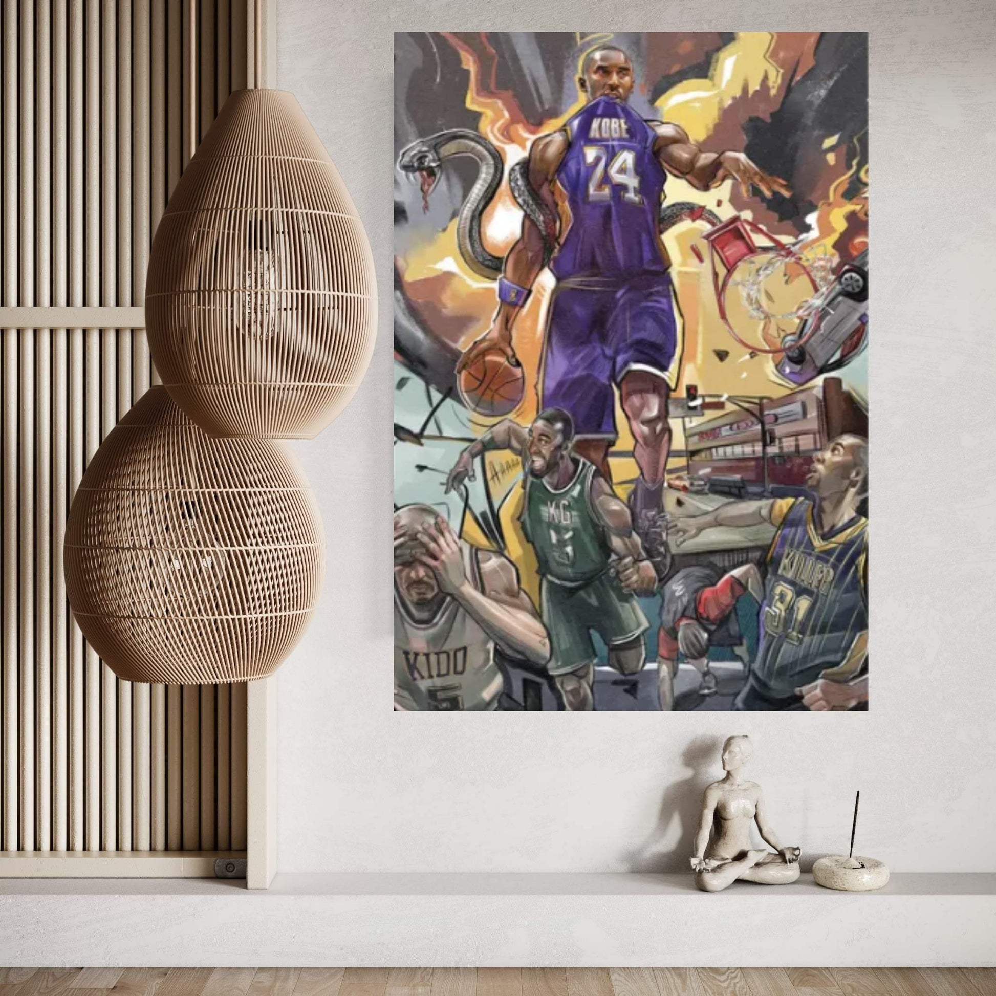 Lakezilla Canvas Wall Art - Y Canvas