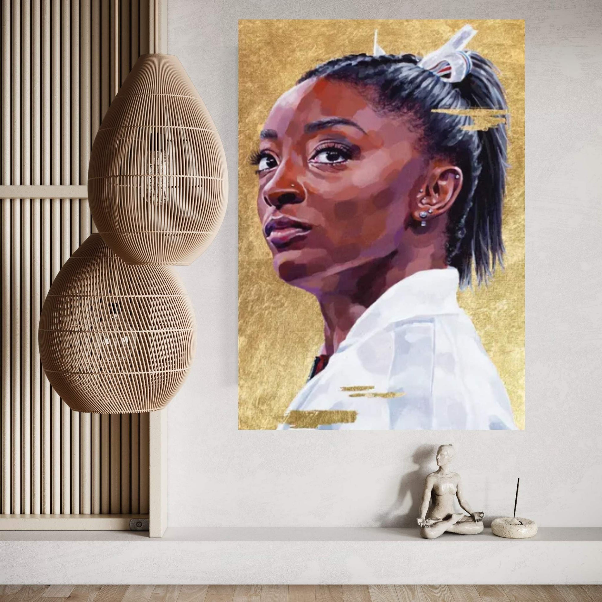 Simone Biles Canvas Wall Art - Y Canvas
