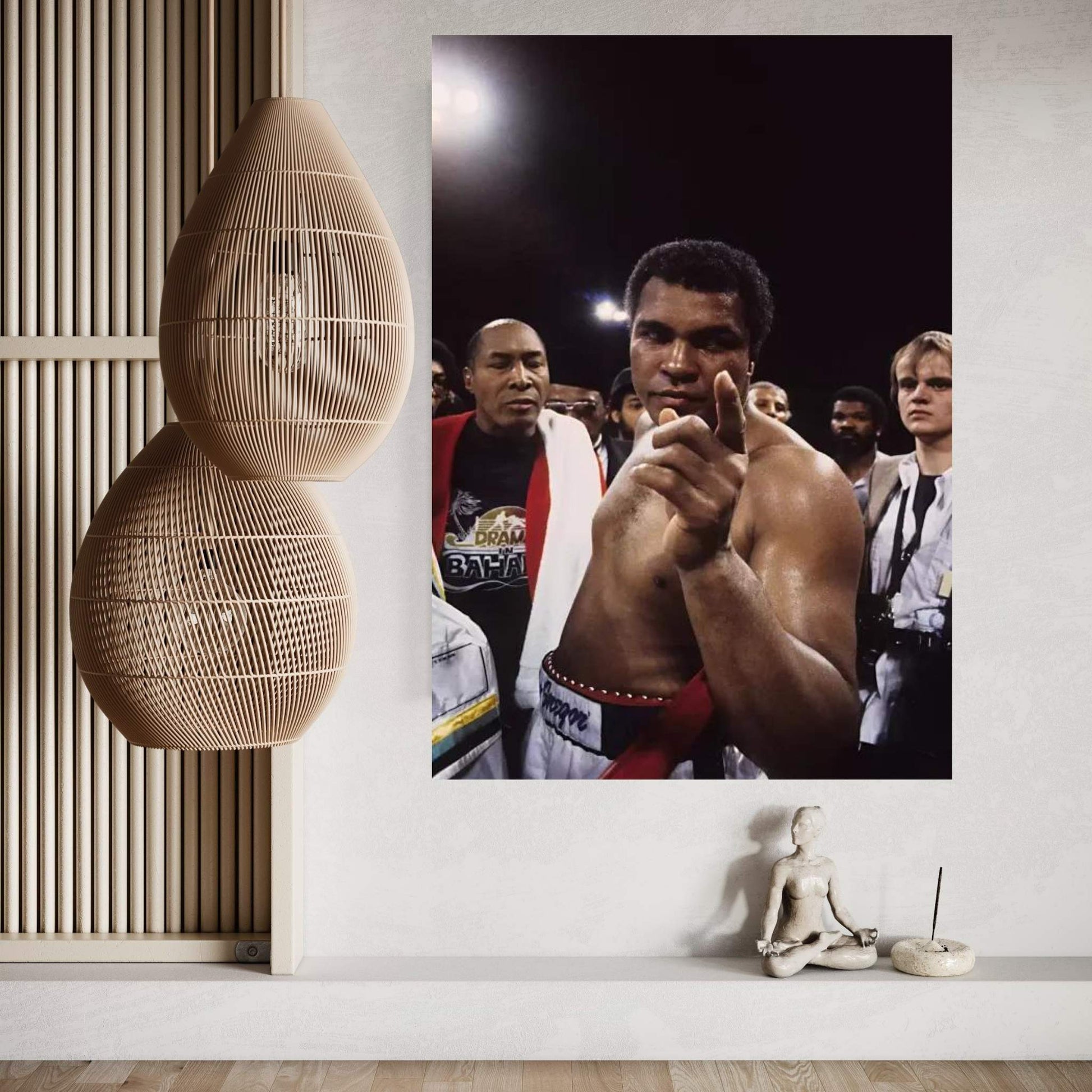 Post-Fight #1 Gesture, Drama In Bahama Canvas Wall Art - Y Canvas