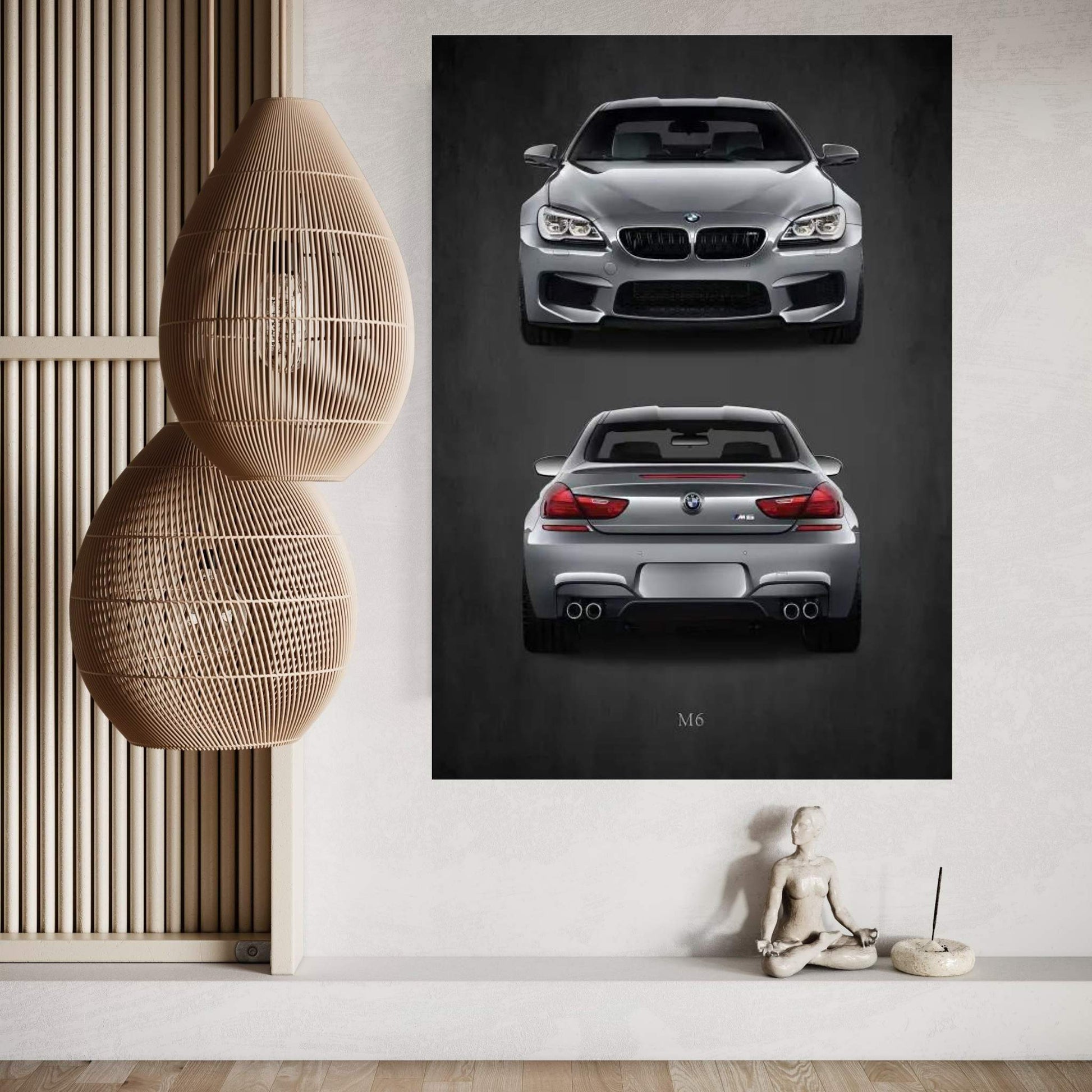 BMW M6 Canvas Wall Art - Y Canvas
