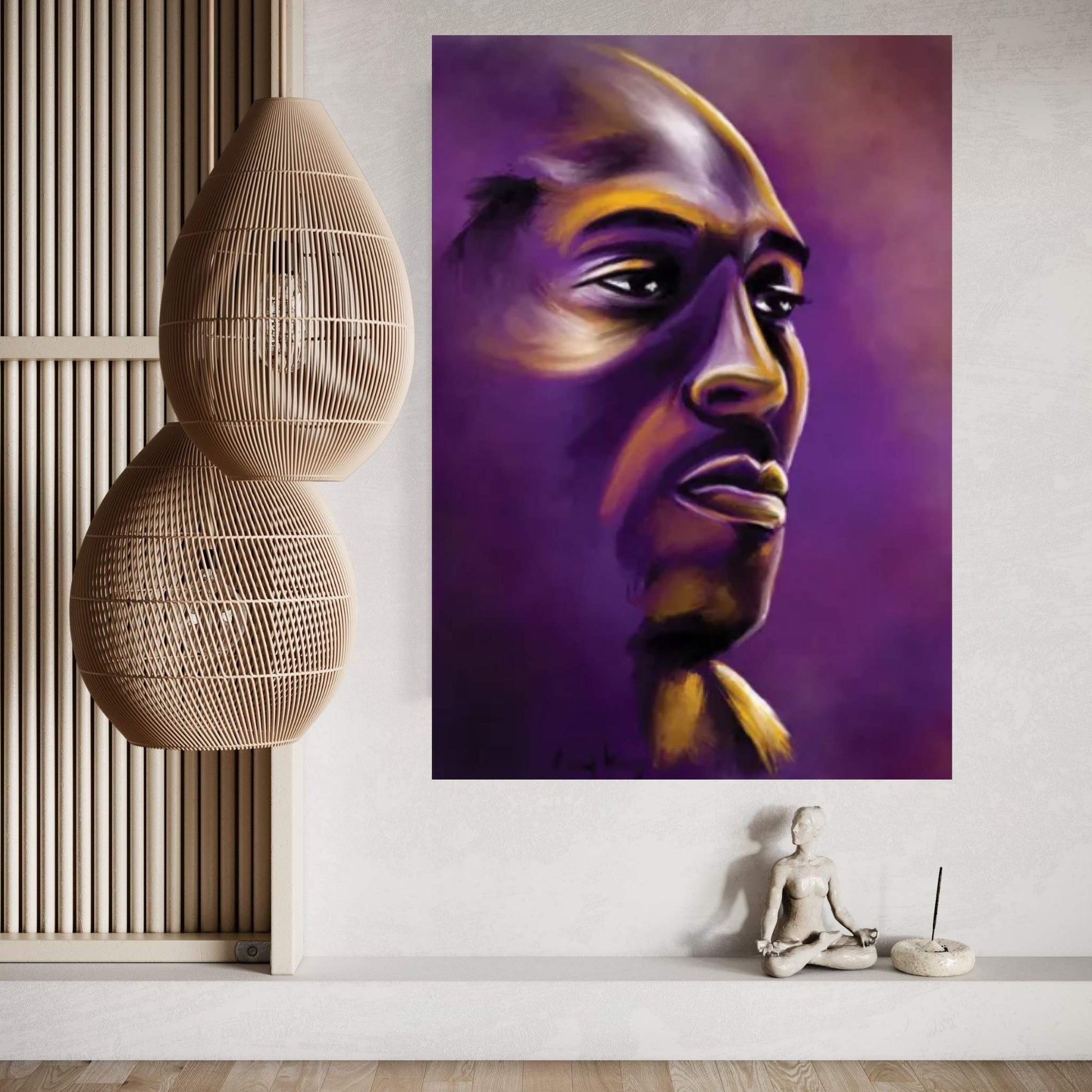 Kobe Calm Canvas Wall Art - Y Canvas