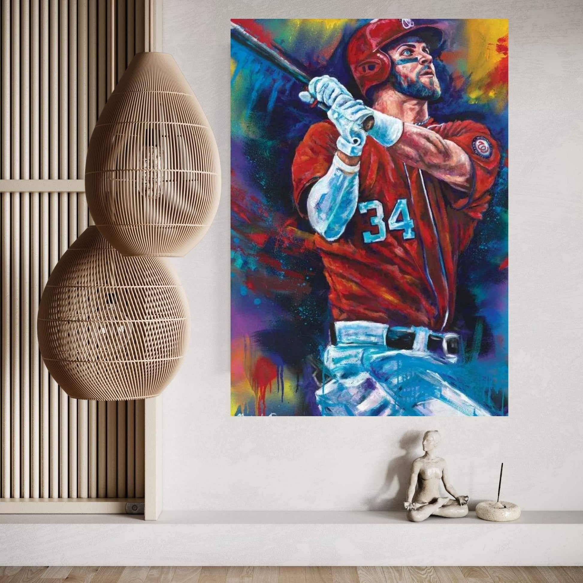 Bryce Harper Canvas Wall Art - Y Canvas