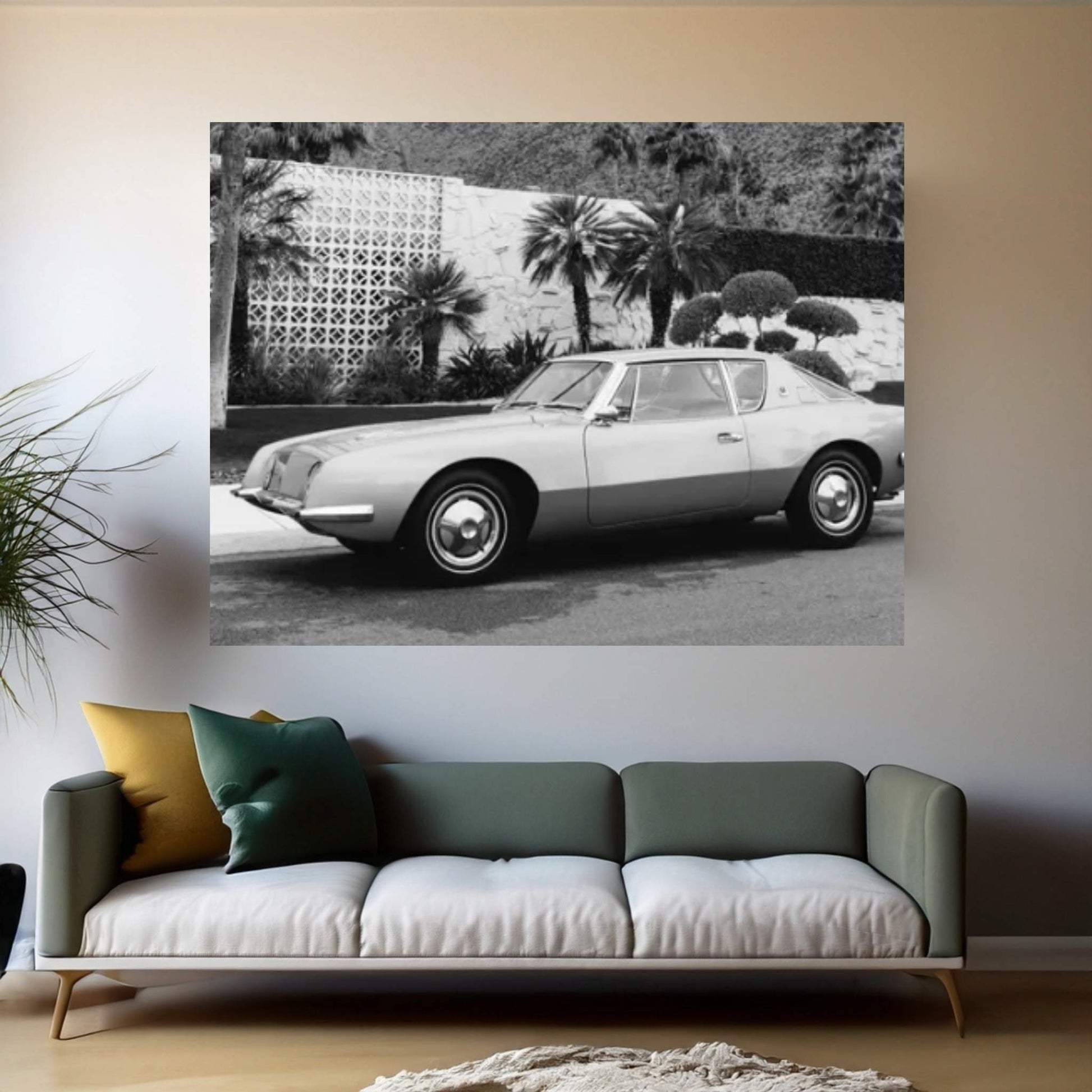 Palm Springs Ride IV Canvas Wall Art - Y Canvas