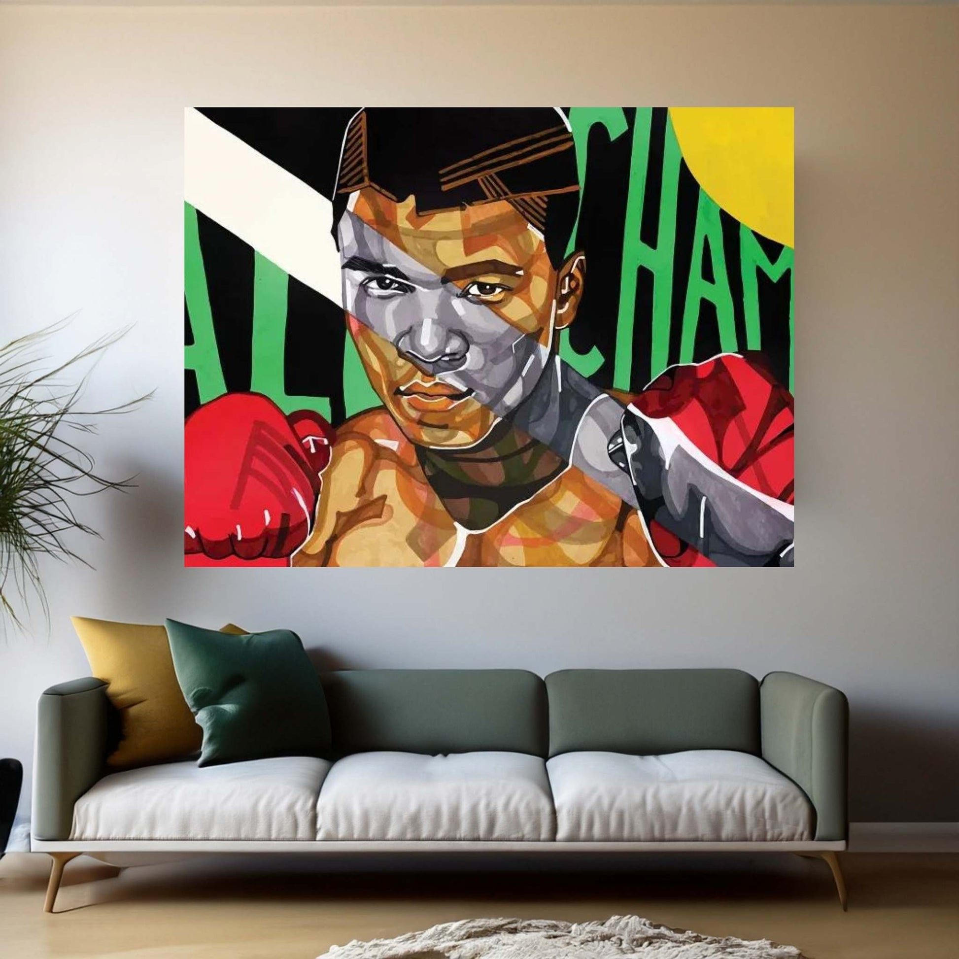 Ali Canvas Wall Art - Y Canvas