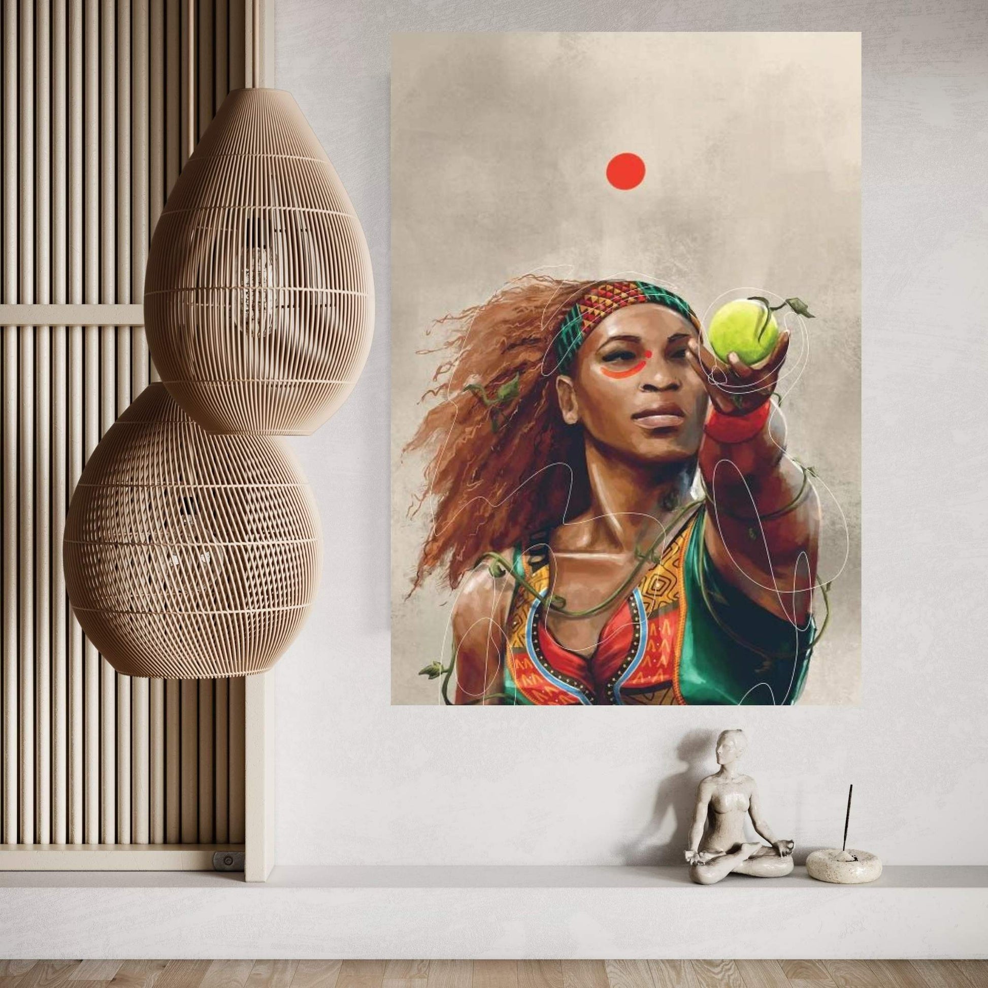 Serena Canvas Wall Art - Y Canvas
