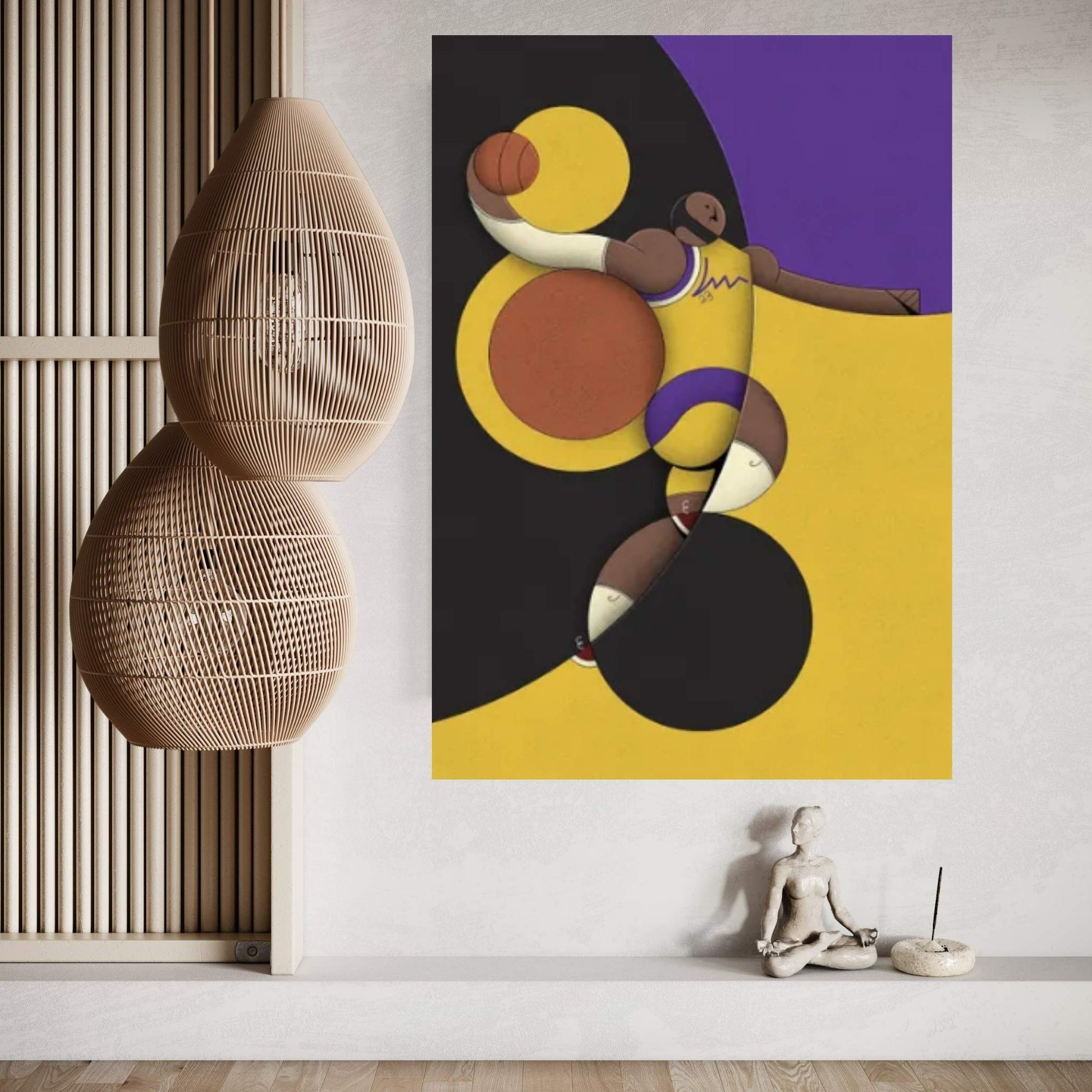 Bron Canvas Wall Art - Y Canvas