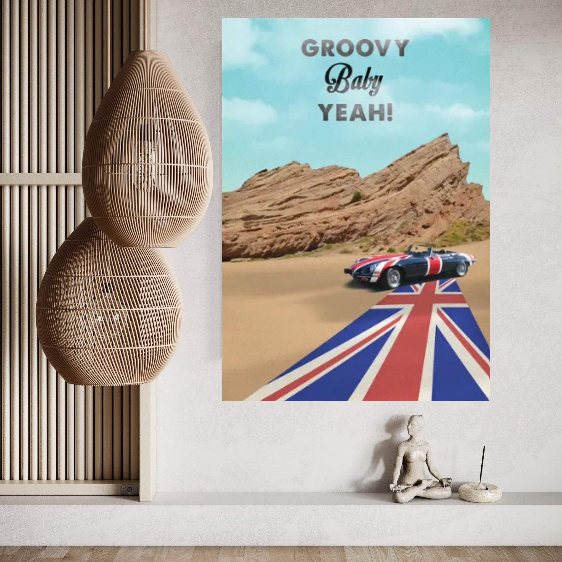 Austin Powers Travel Movie Art Canvas Wall Art - Y Canvas
