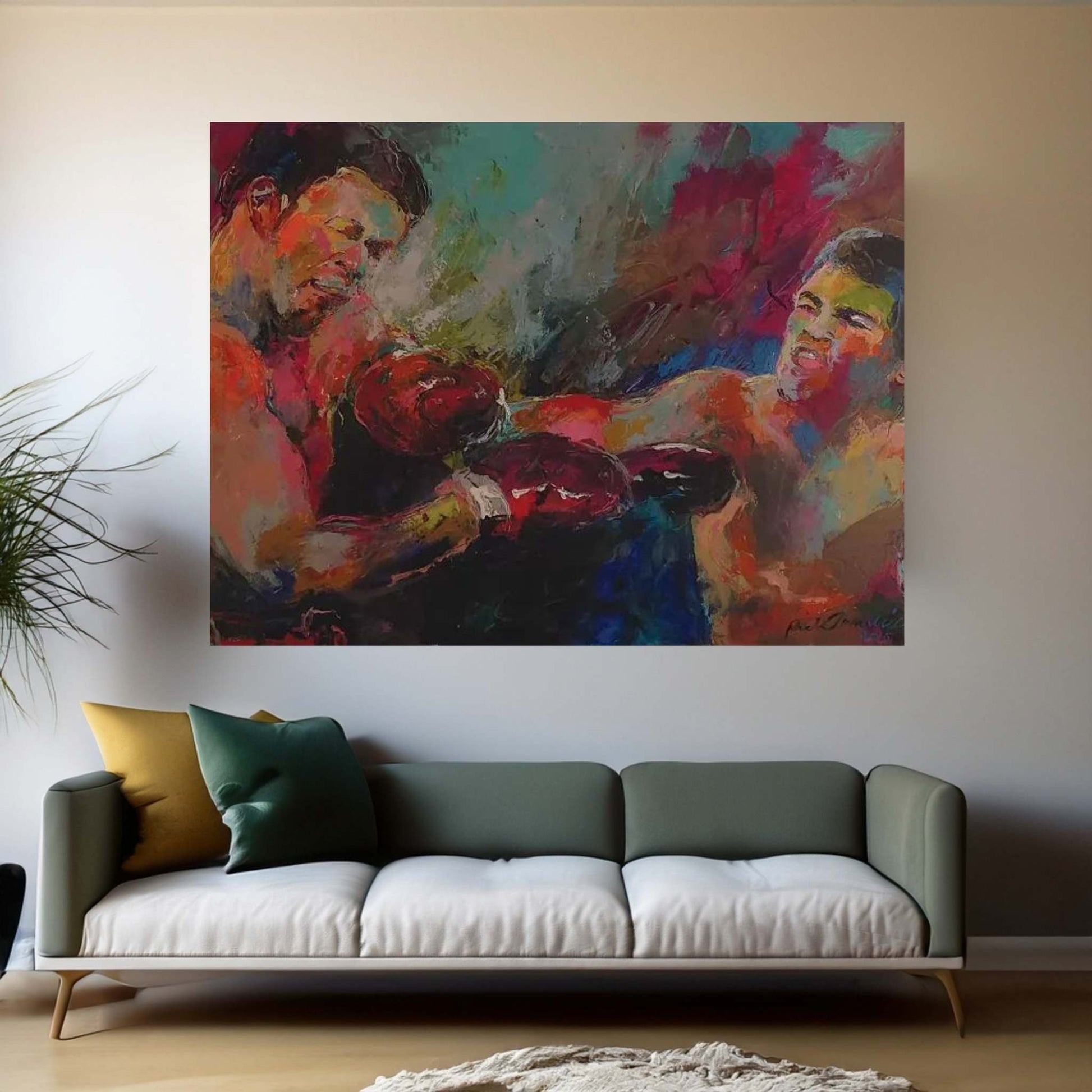 Ali Canvas Wall Art - Y Canvas
