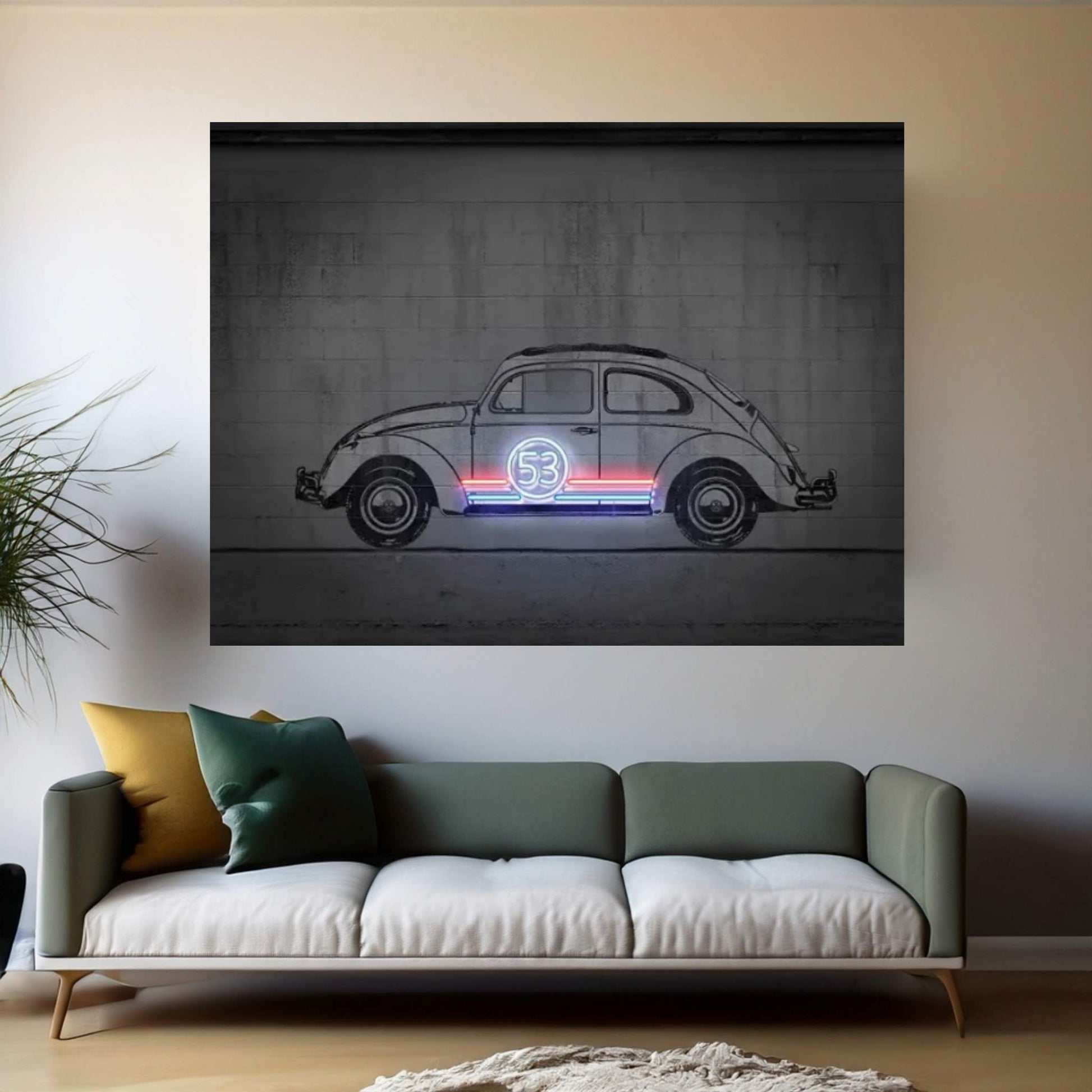 Herbie Canvas Wall Art - Y Canvas