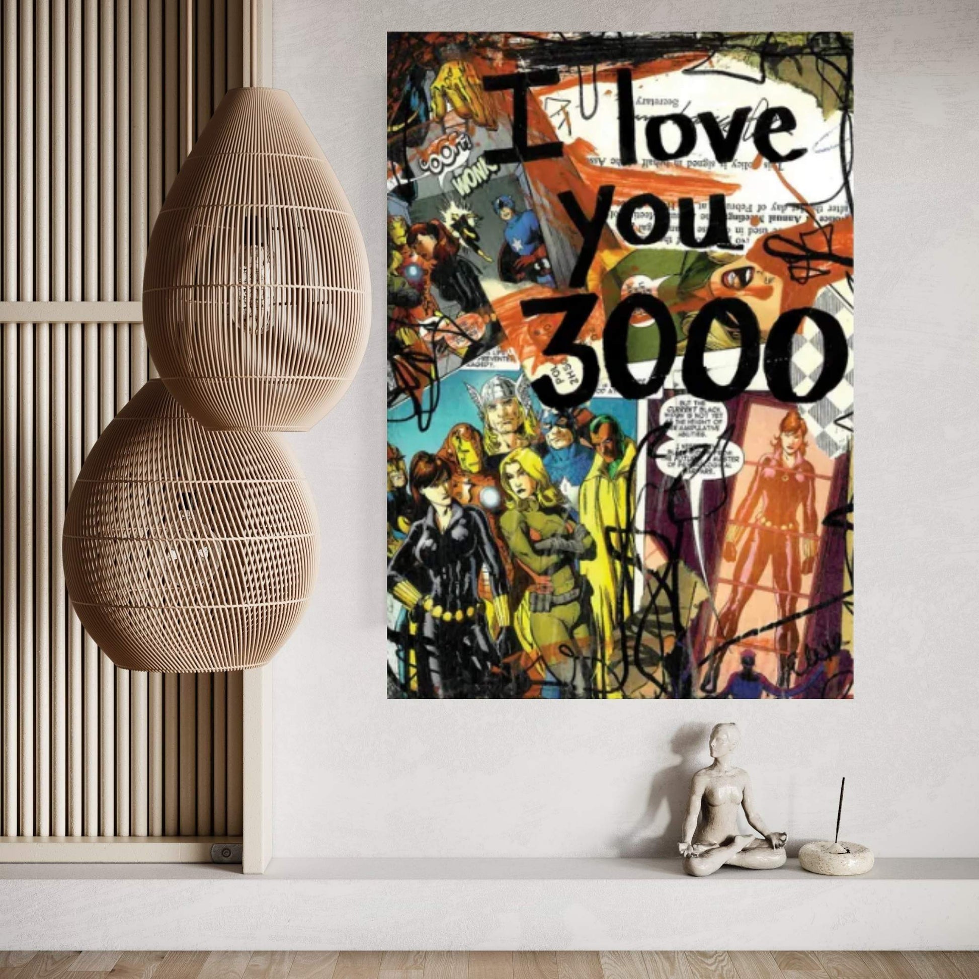 3000 Avengers Iron Man Canvas Wall Art - Y Canvas