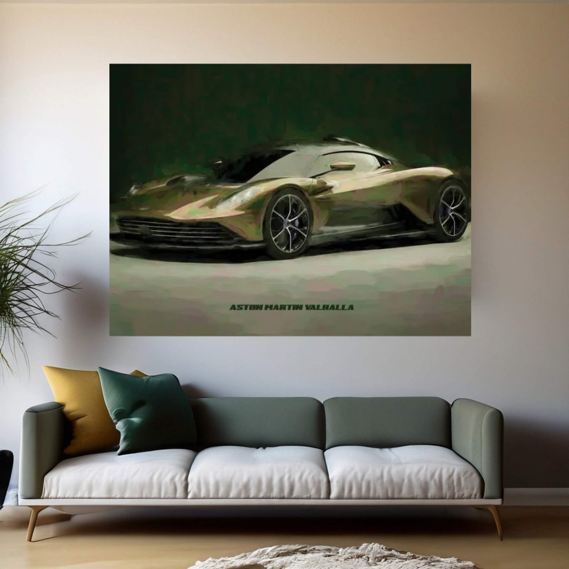 Aston Martin Valhalla Canvas Wall Art - Y Canvas