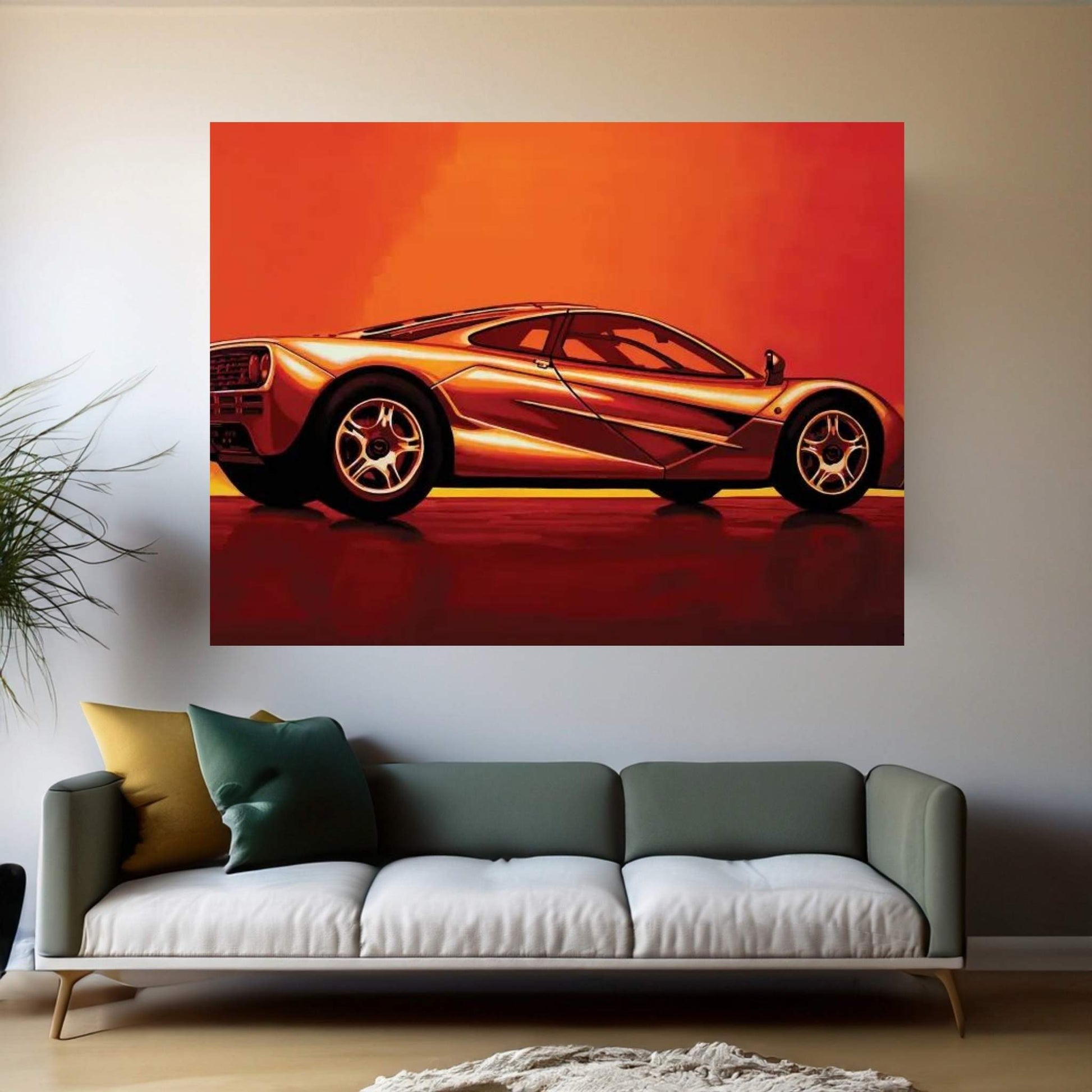McLaren F1 1994 Canvas Wall Art - Y Canvas