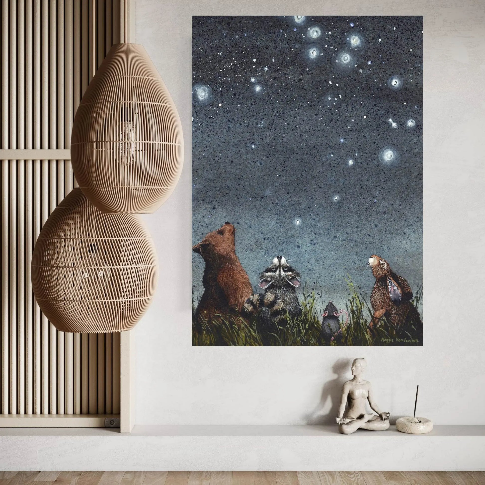 Constellations Canvas Wall Art - Y Canvas