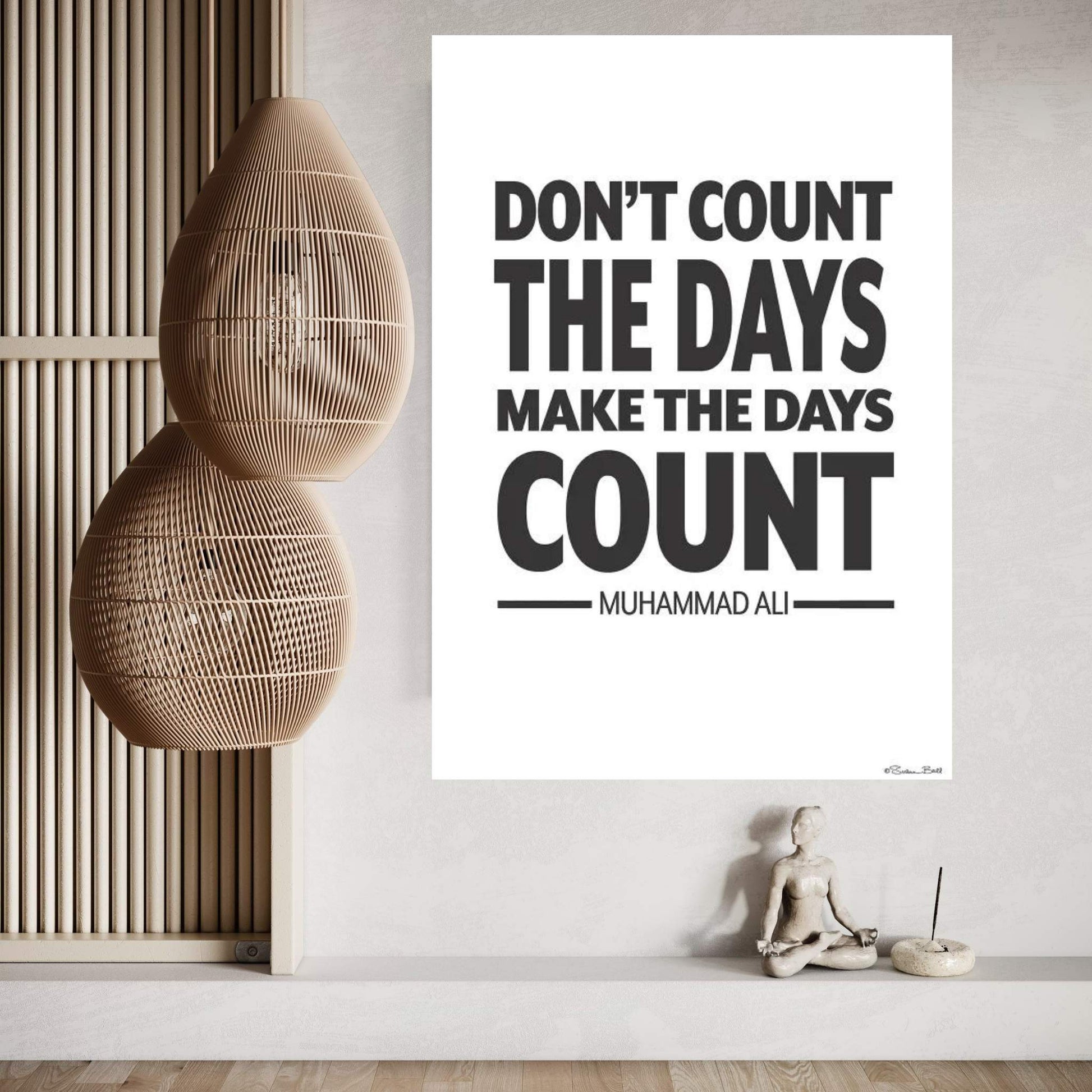 Make The Days Count Canvas Wall Art - Y Canvas