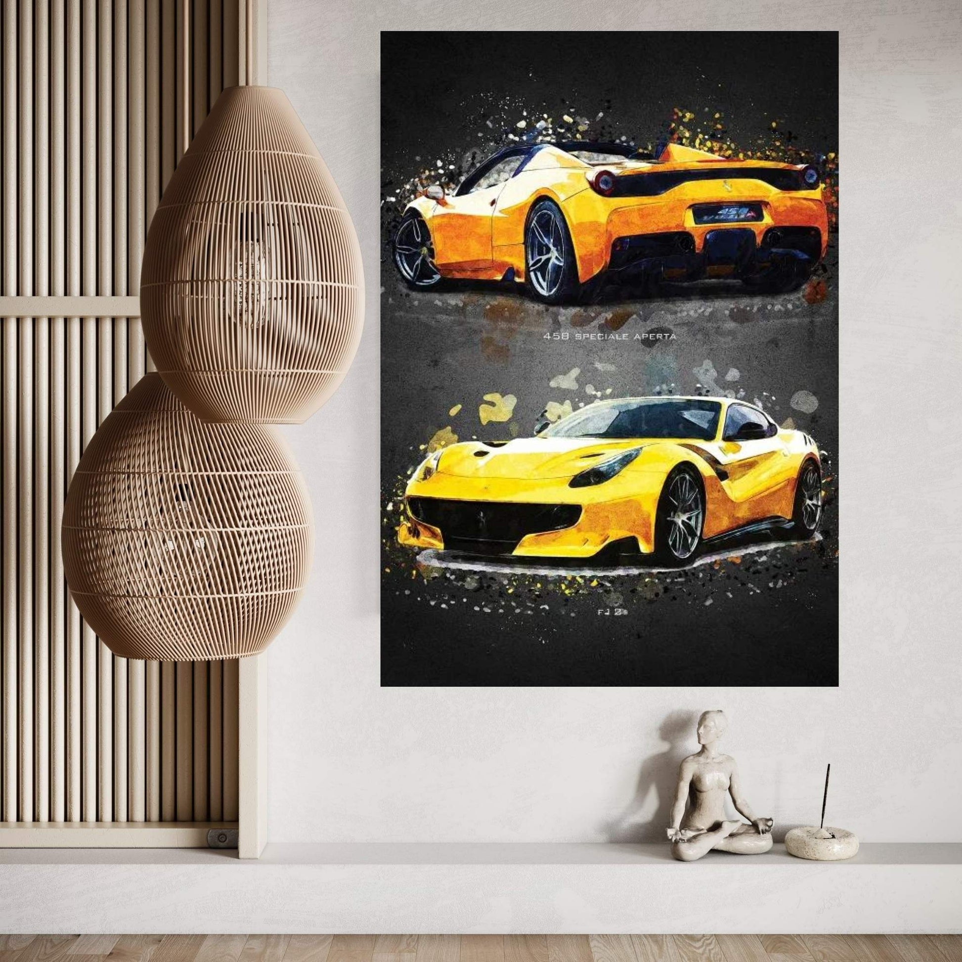 Ferrari 2A Canvas Wall Art - Y Canvas