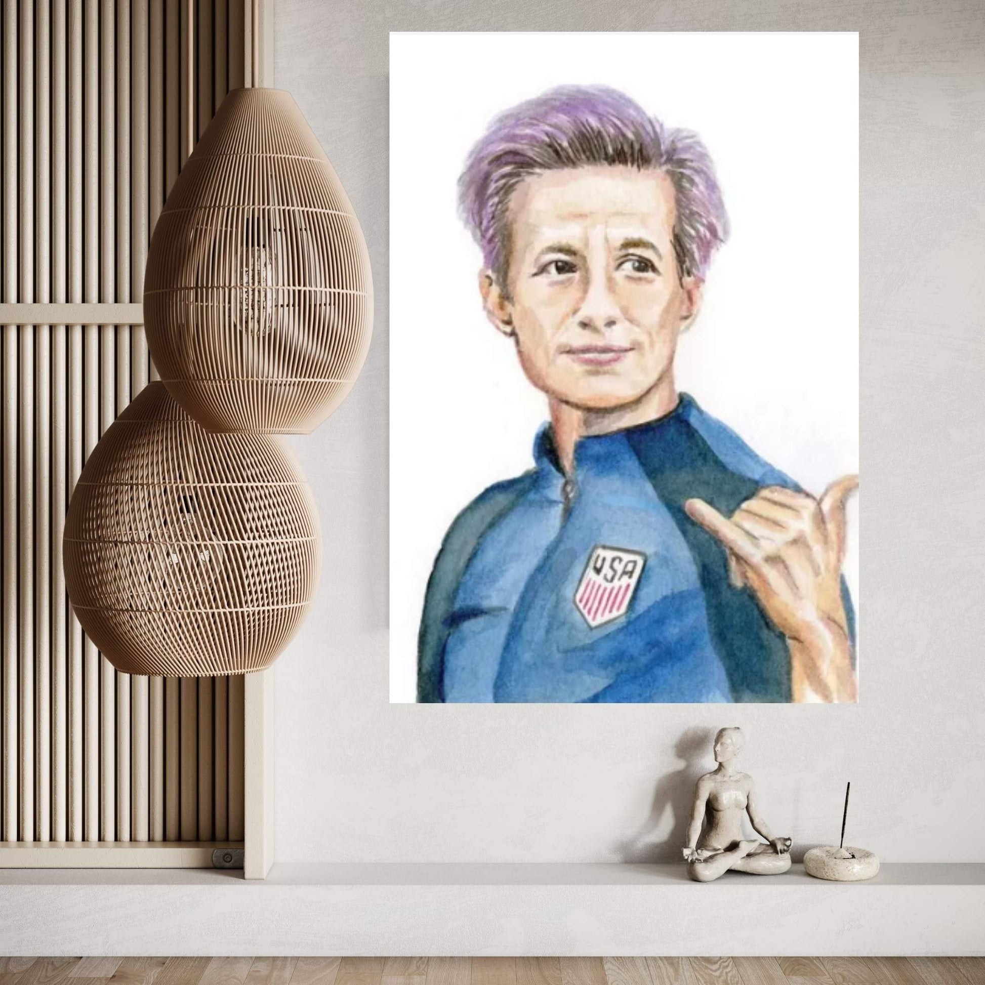 Megan Rapinoe Canvas Wall Art - Y Canvas