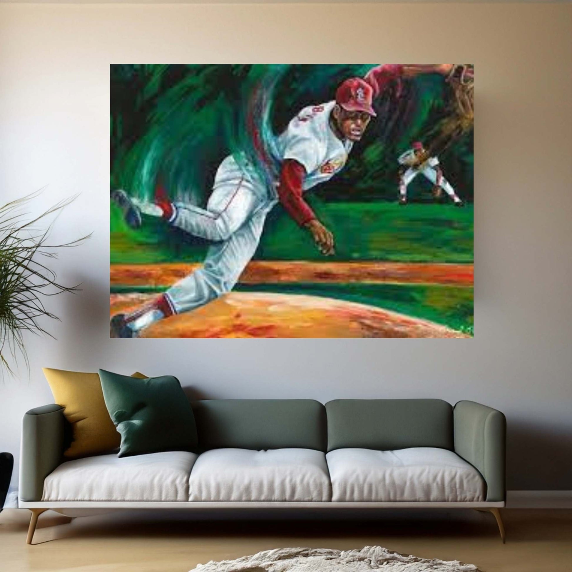 Gibby (Bob Gibson) Canvas Wall Art - Y Canvas