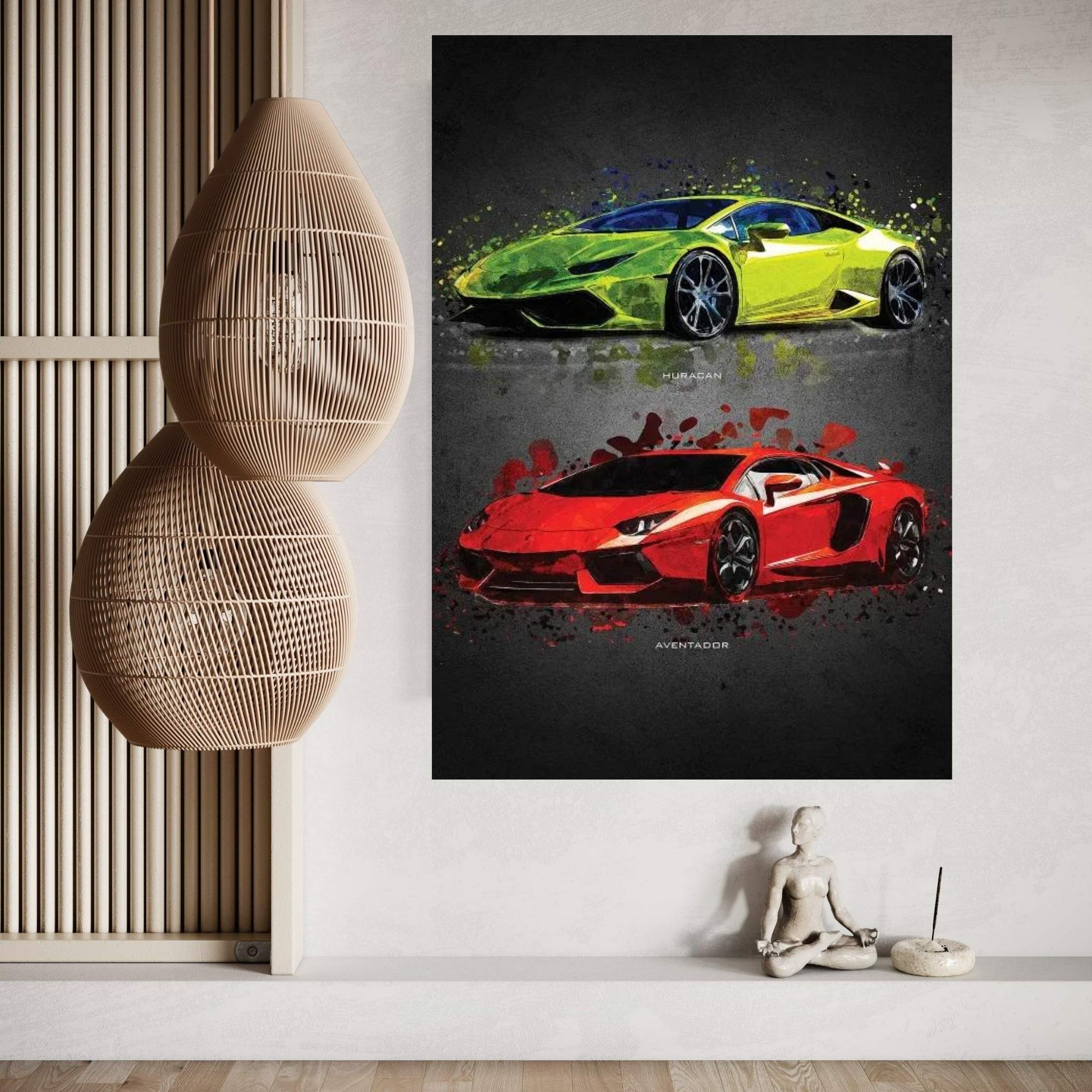 Lamborghini II Canvas Wall Art - Y Canvas