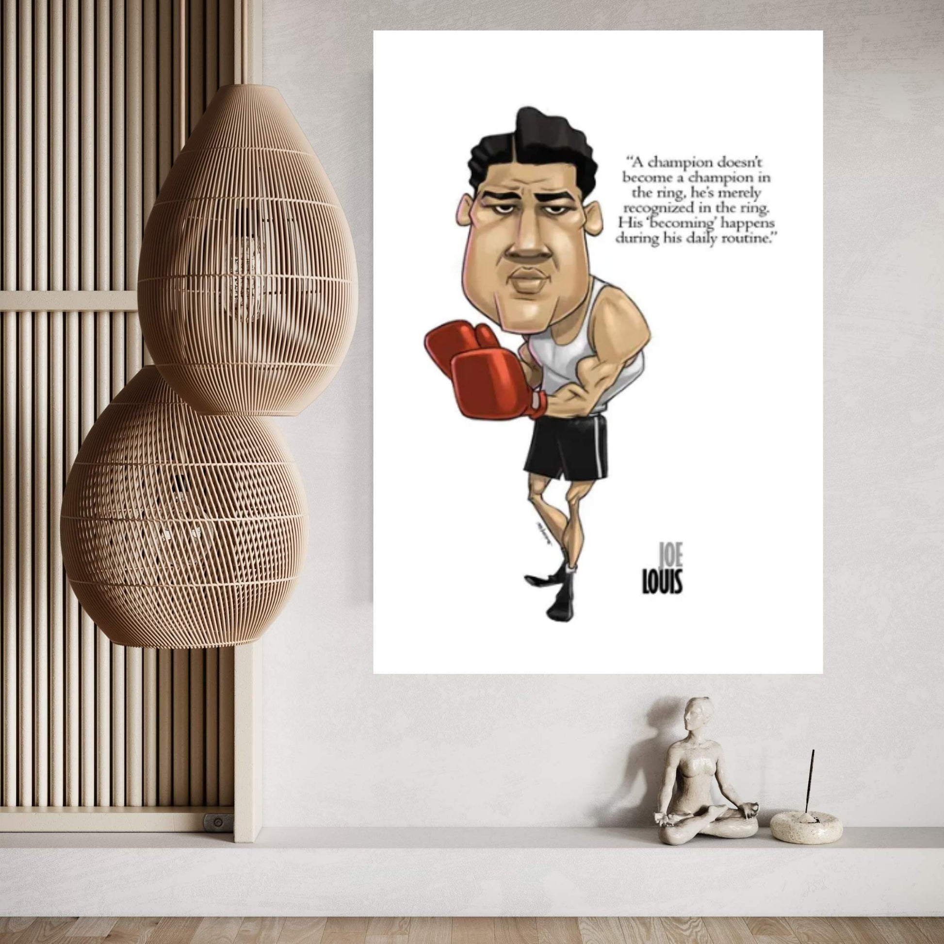 Joe Louis Canvas Wall Art - Y Canvas