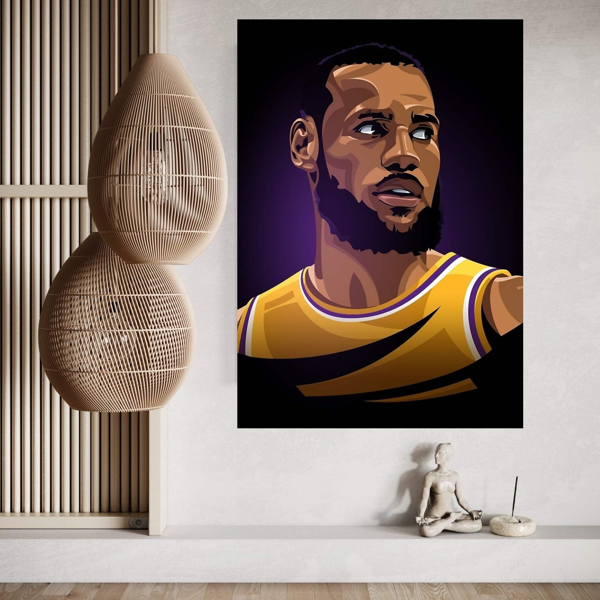 King James Canvas Wall Art - Y Canvas