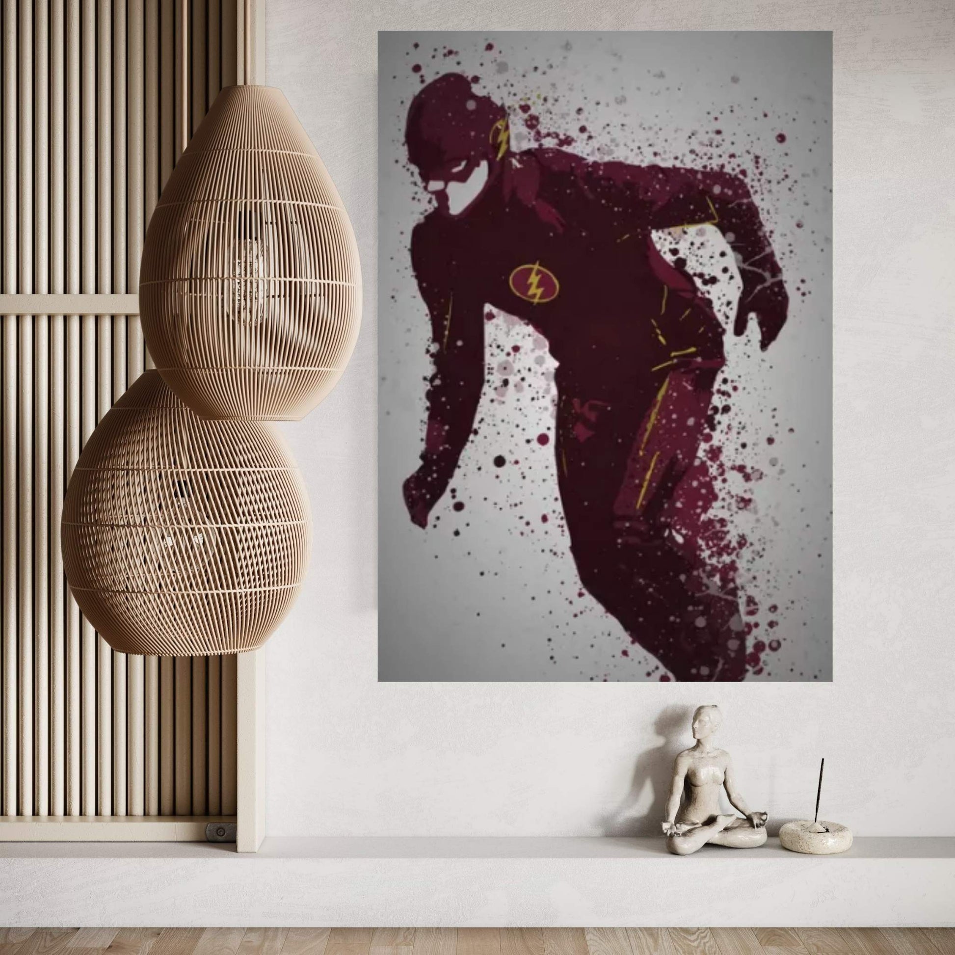 Scarlet Speedster Canvas Wall Art - Y Canvas