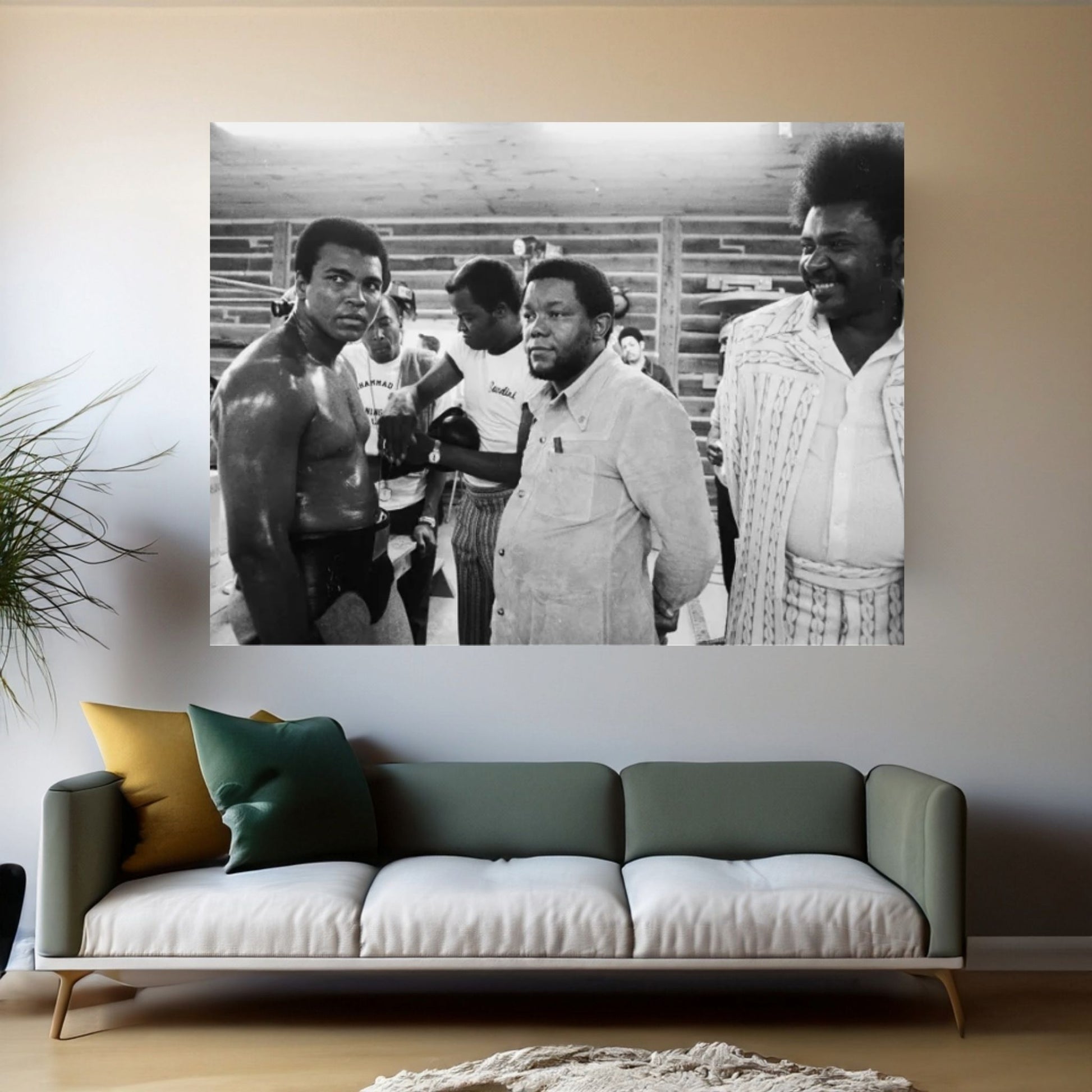 Muhammad Ali, Promoter And Training Team Canvas Wall Art - Y Canvas