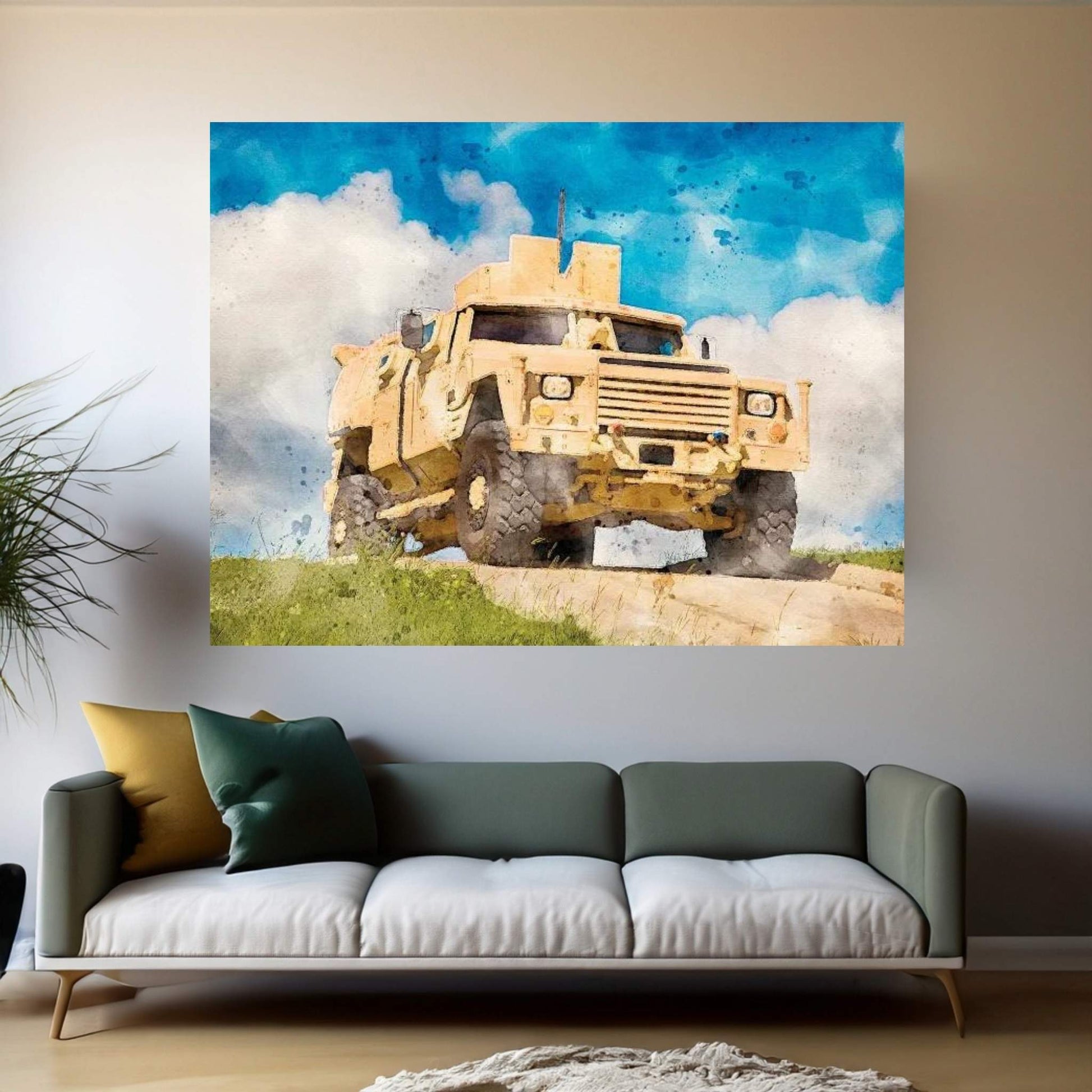 Armas Joint Light Tactical Vehicle Canvas Wall Art - Y Canvas